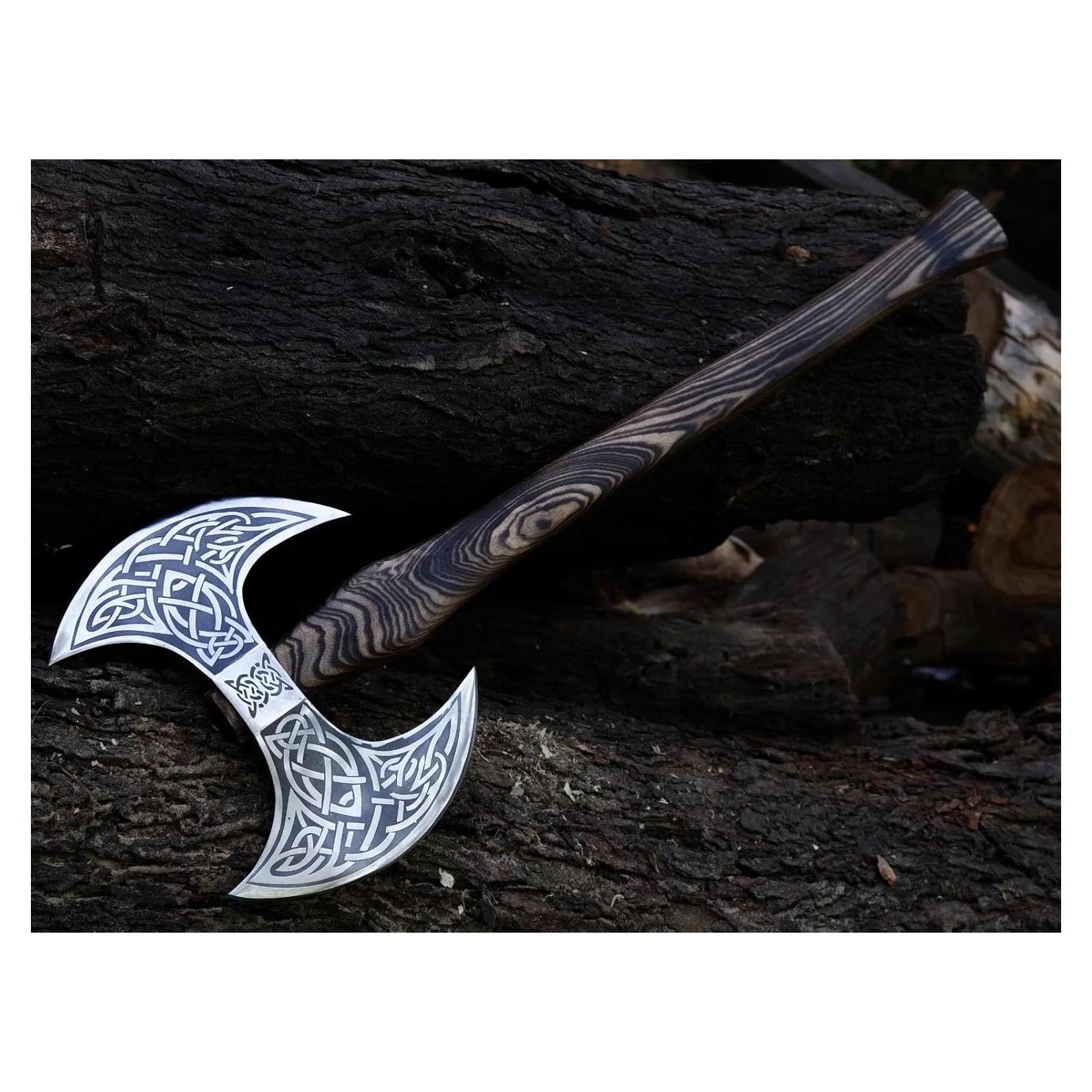 Hacha Vikinga Doble Cabeza MDM King Tools 106.68 cm