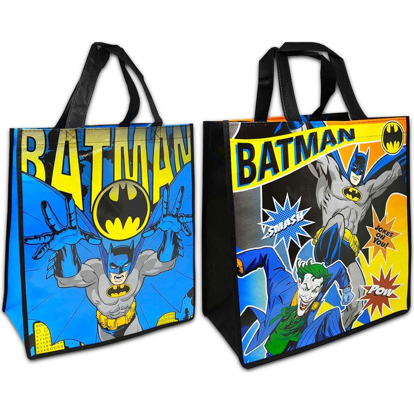 Bolsa de Tote Reutilizable Batman - 2 Unidades con Stickers