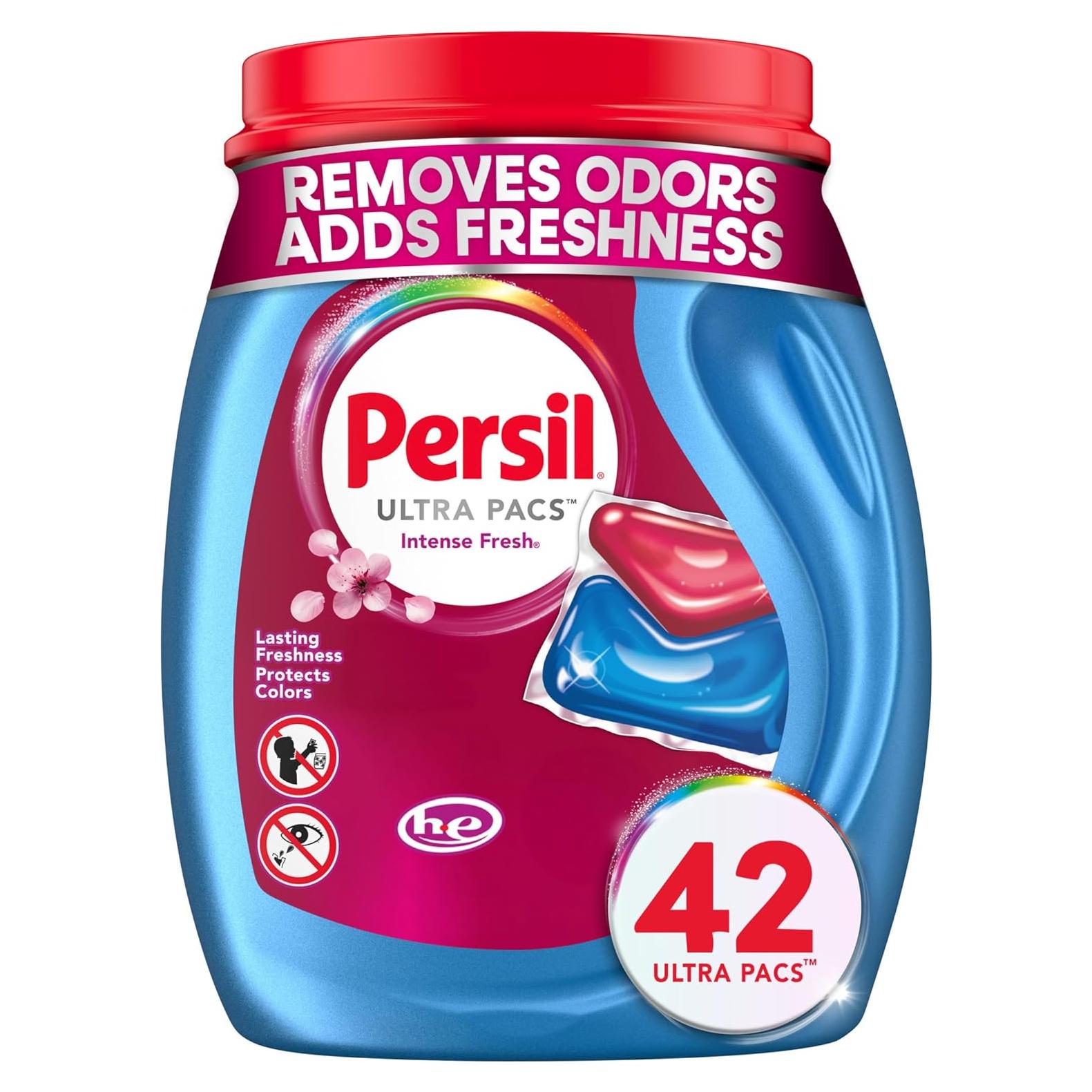 Detergente para Ropa Persil Ultra Pacs Fresco Intenso 42 Unidades