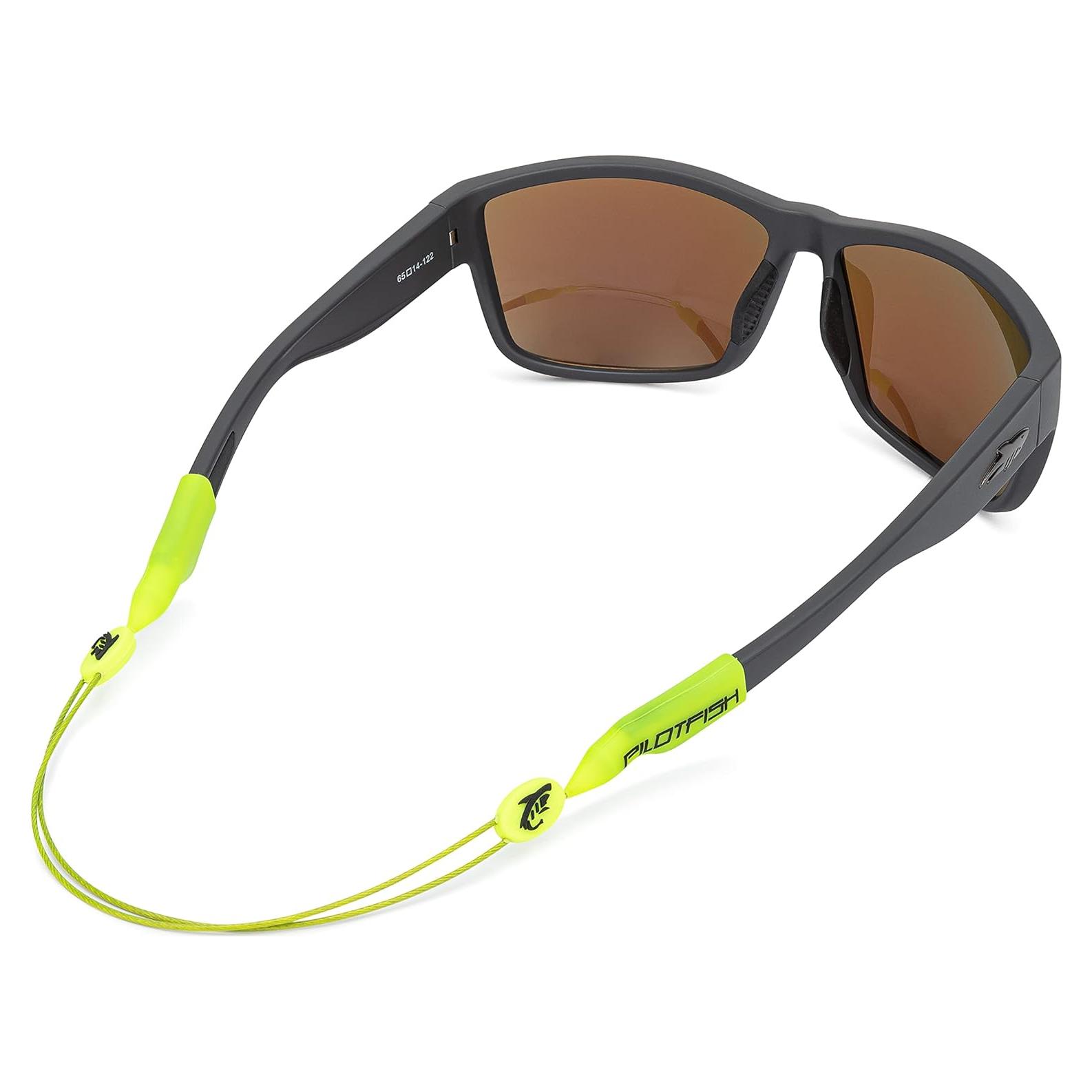 Correa Ajustable Pilotfish 40,64 cm Verde Hi-Vis para Gafas