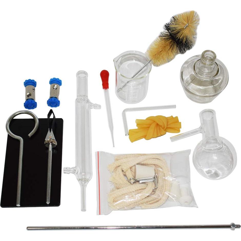 Destilador Casero 10 Piezas 100 ML Cristal de Laboratorio