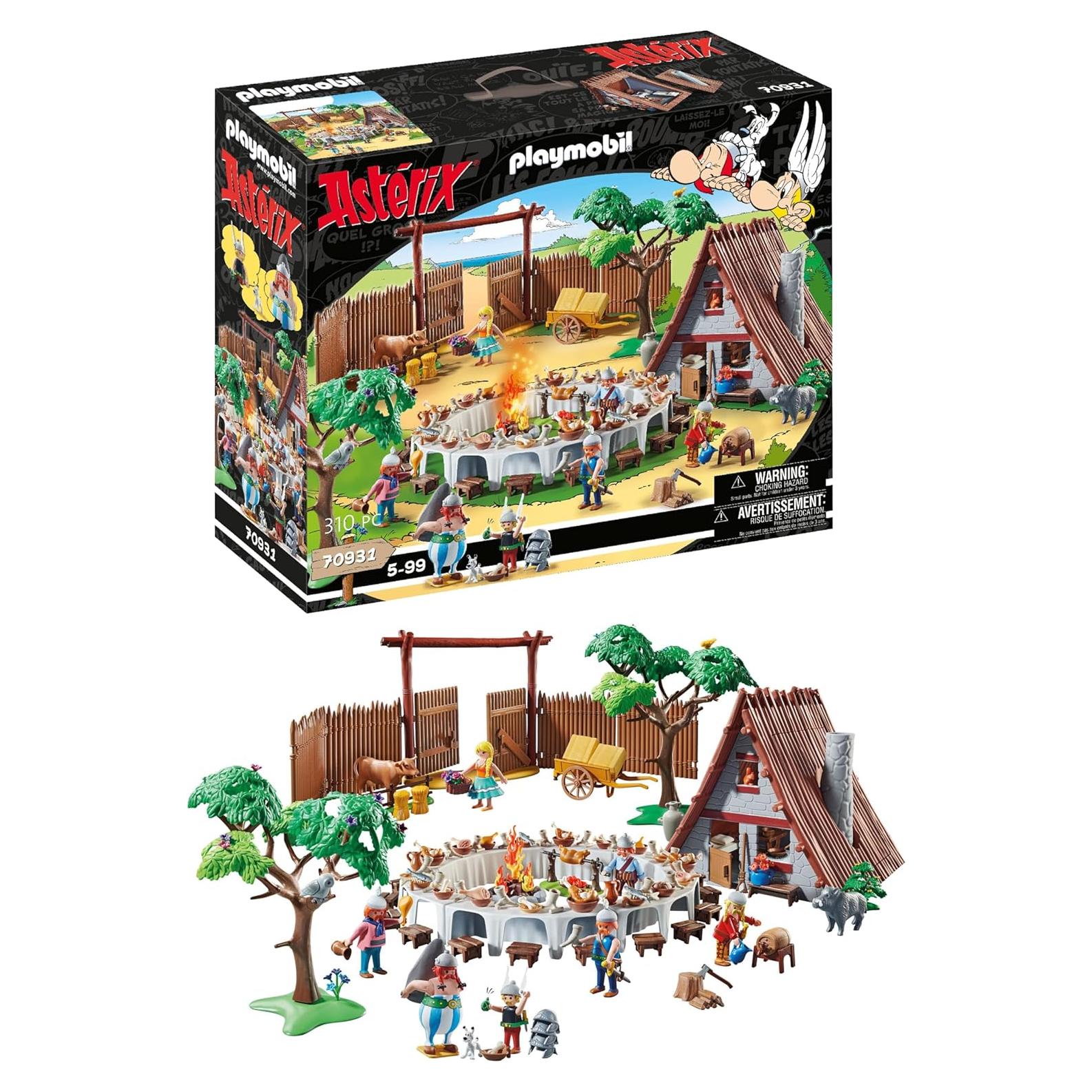 PLAYMOBIL 70931 Asterix Banquete del Pueblo - 7 Personajes