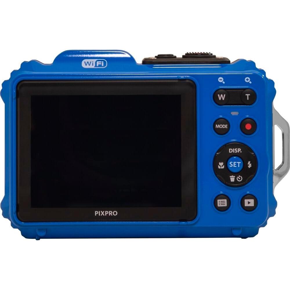 Cámara Digital Impermeable Kodak PIXPRO WPZ2 Azul + 64GB