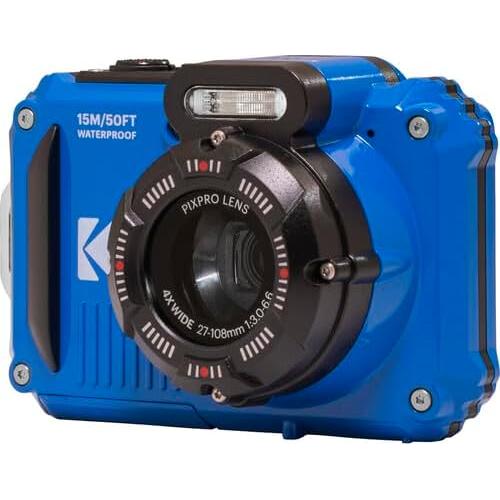 Cámara Digital Impermeable Kodak PIXPRO WPZ2 Azul + 64GB