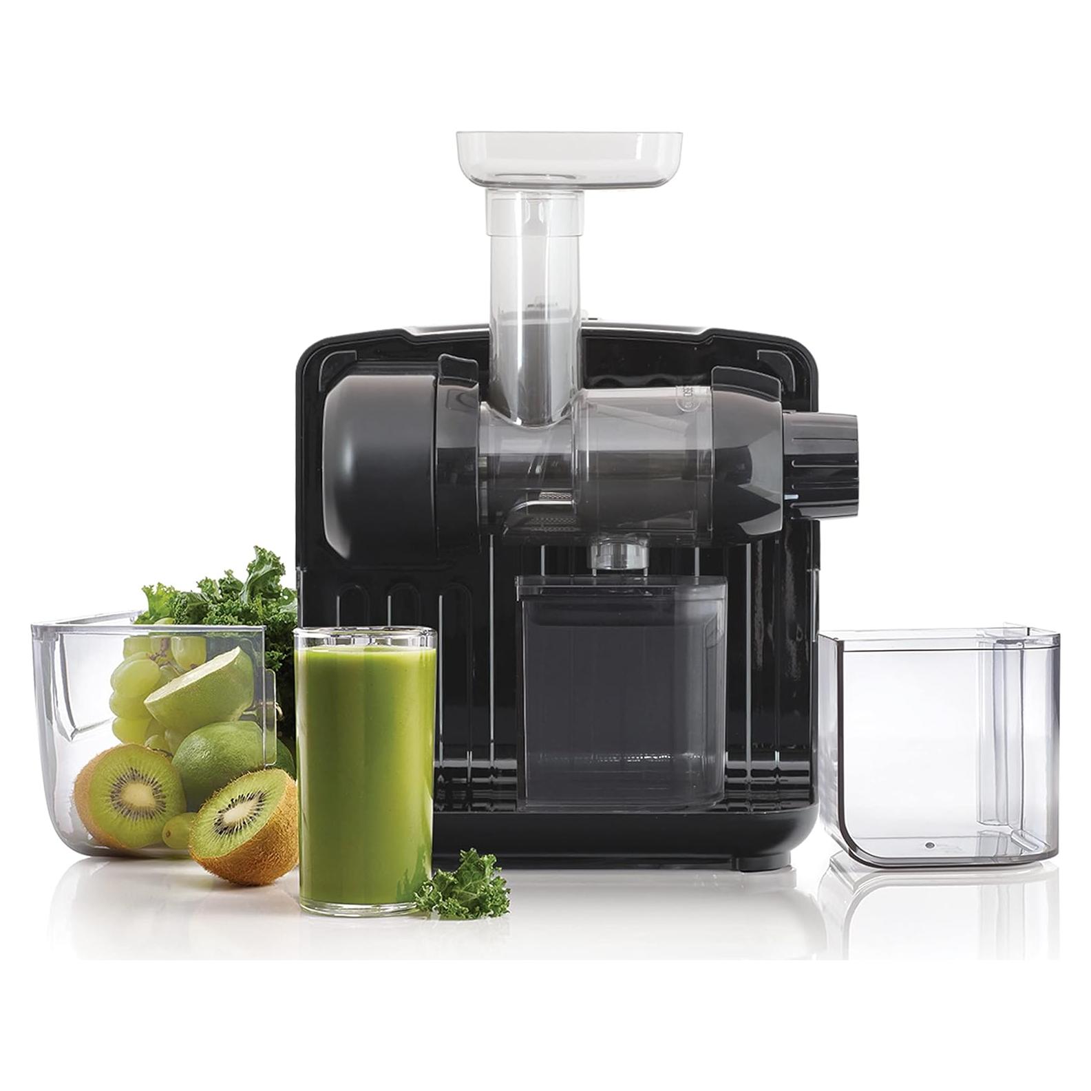 Extractor de Jugo Omega Cold Press 200W Negro 80 RPM Multifuncional