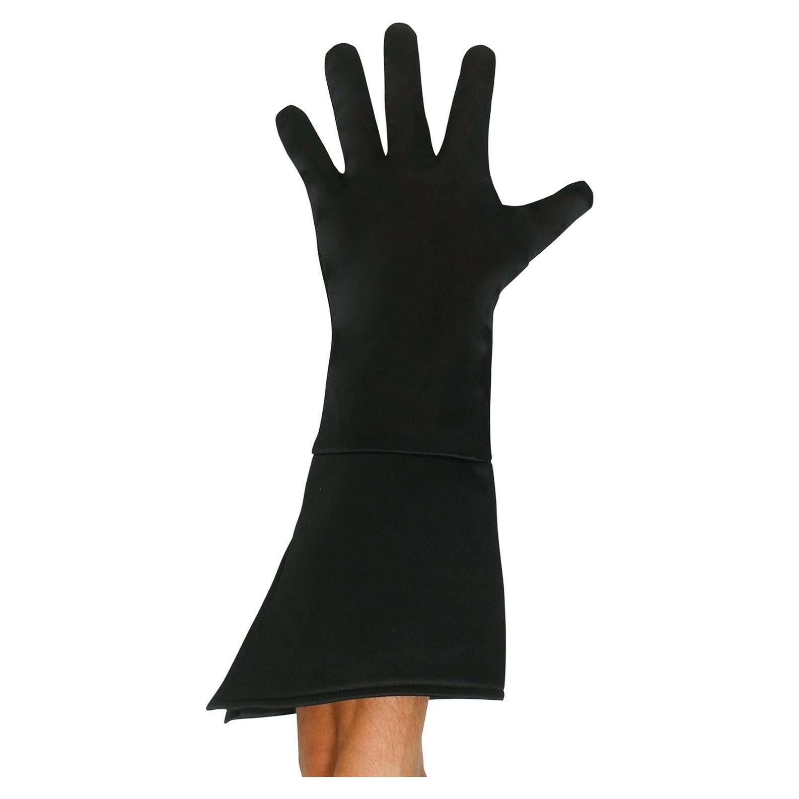 Guantes de Superhéroe Negros Fun Costumes Talla Única