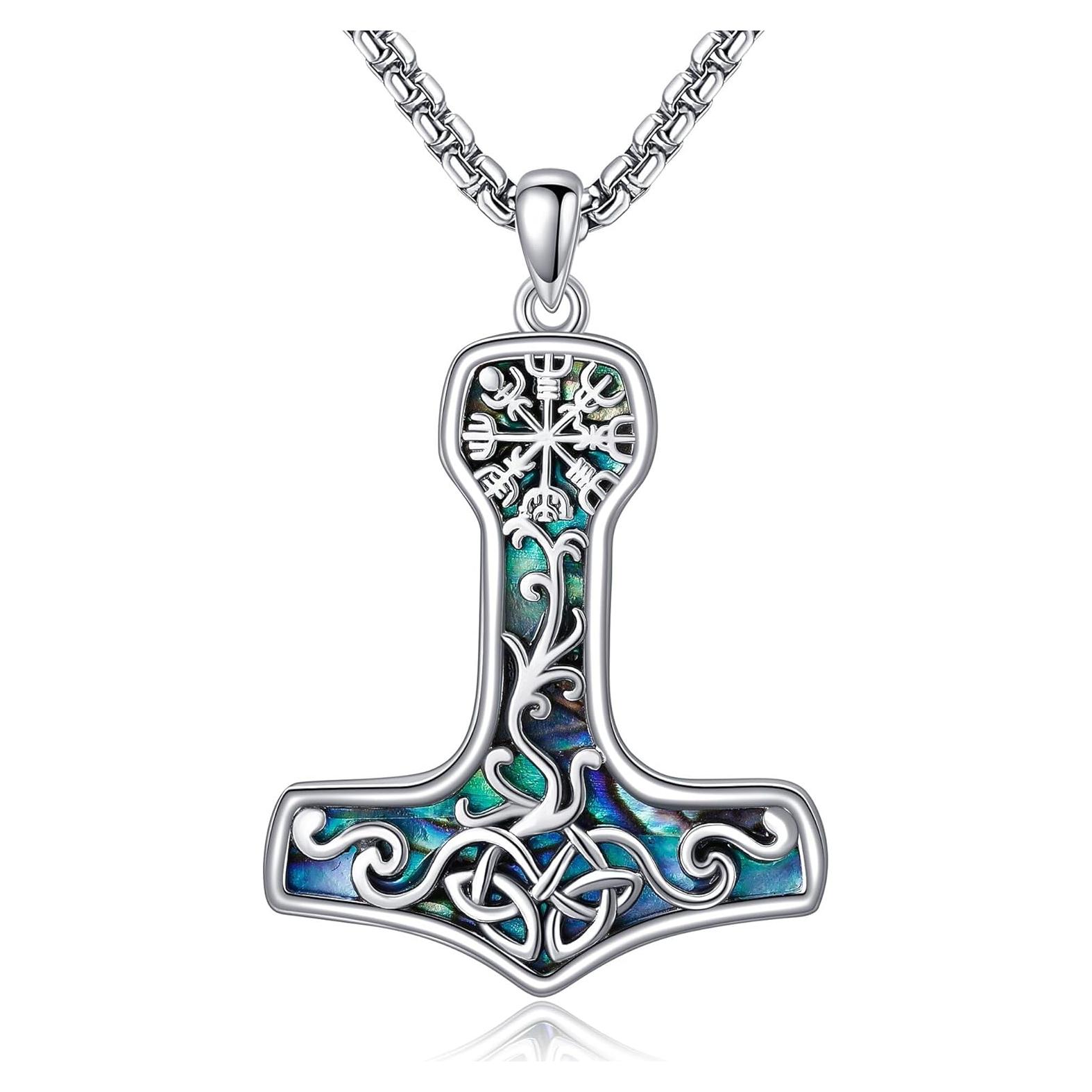 Collar Martillo de Thor Plata de Ley Mjolnir Joyería Nórdica