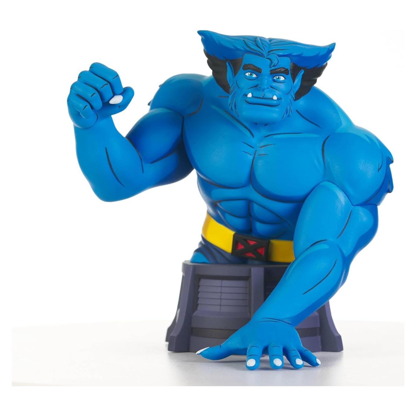 Bust de Bestia Marvel Animado X-Men 15.24 cm Edición Limitada