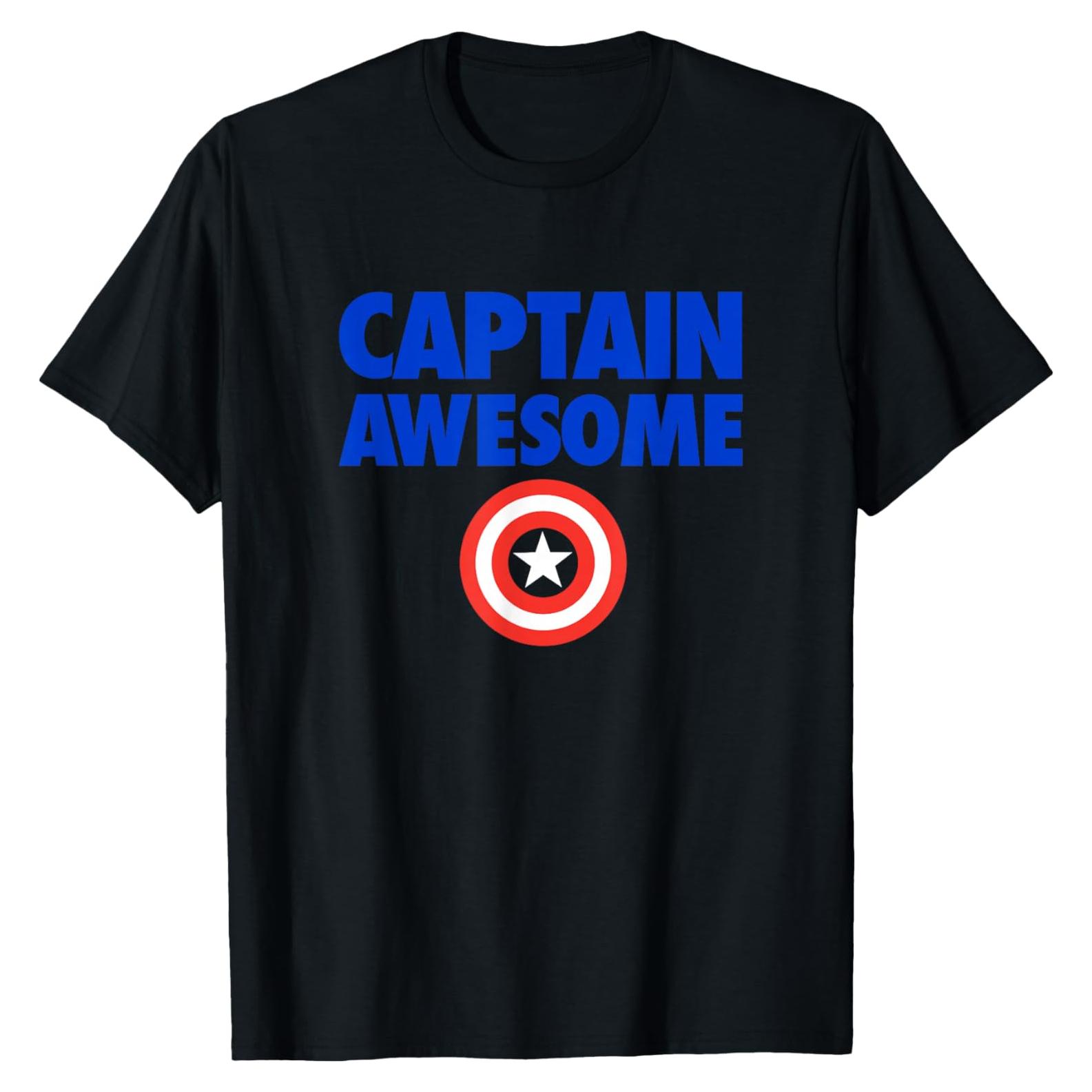 Camiseta Captain America Marvel - Logo Escudo - Hombre