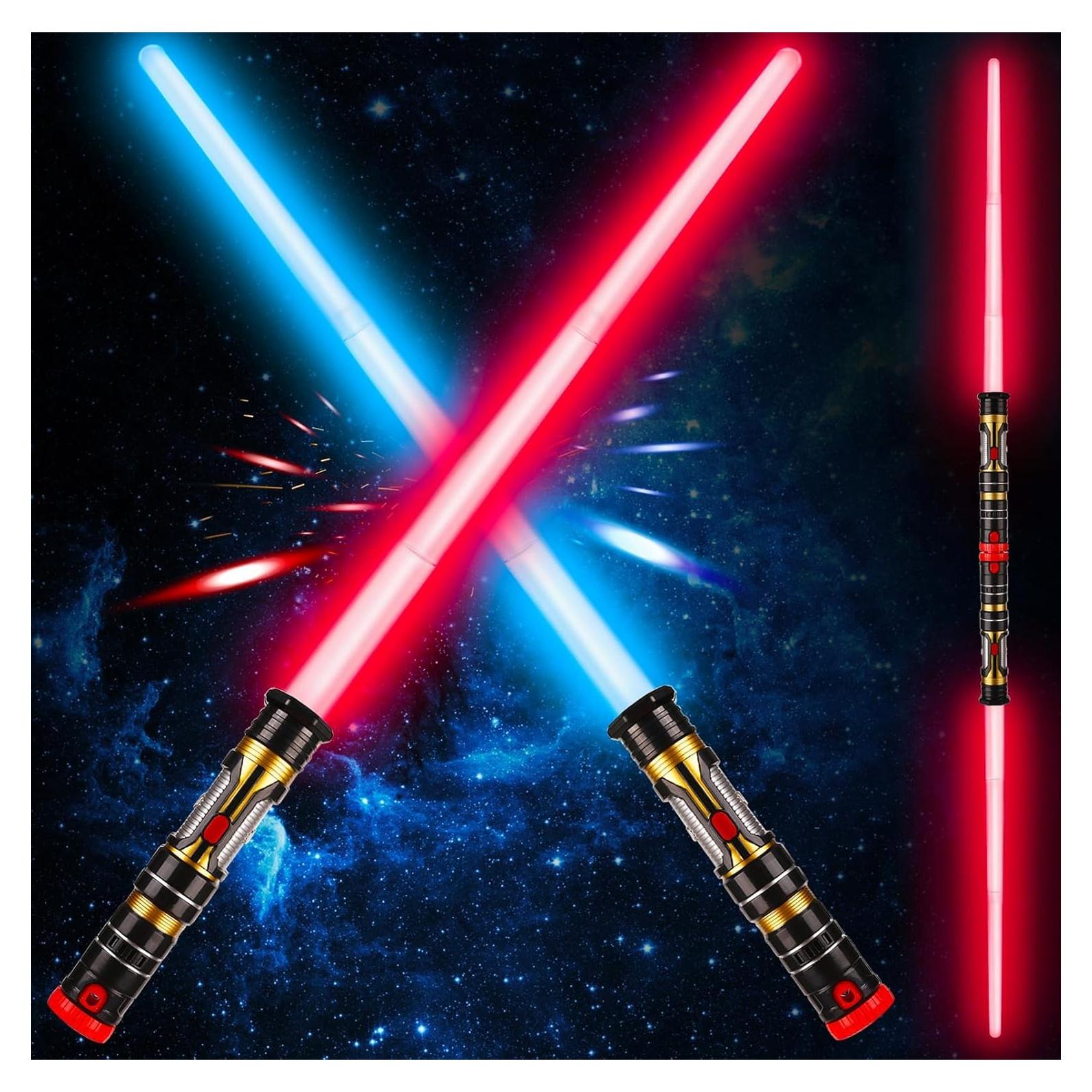 Conjunto de Espadas Iluminadas 2-en-1 Bakatatoyz LED 83 cm