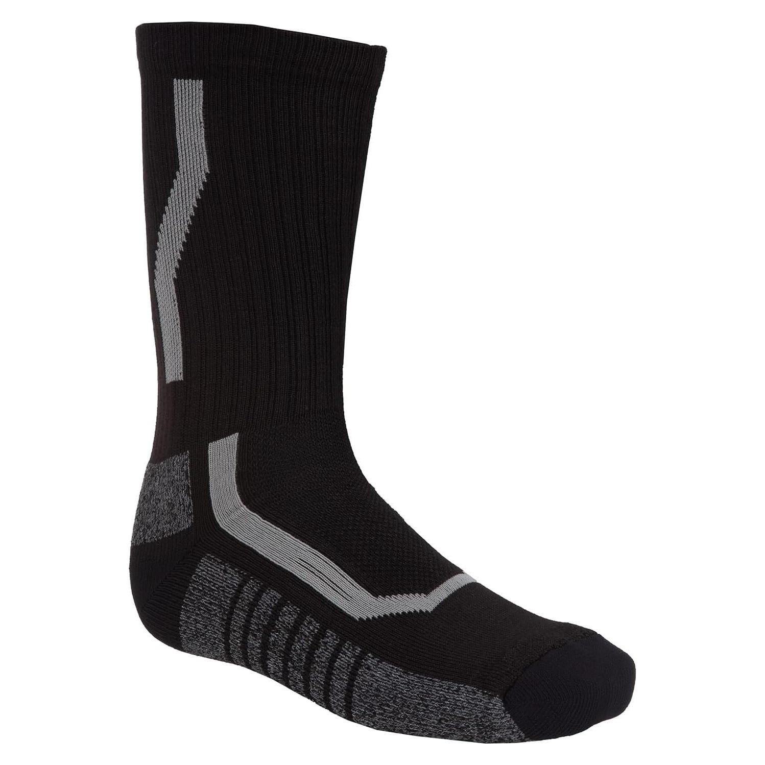 Calcetines KLIM Crew Unisex Adulto - Talla Grande Negro