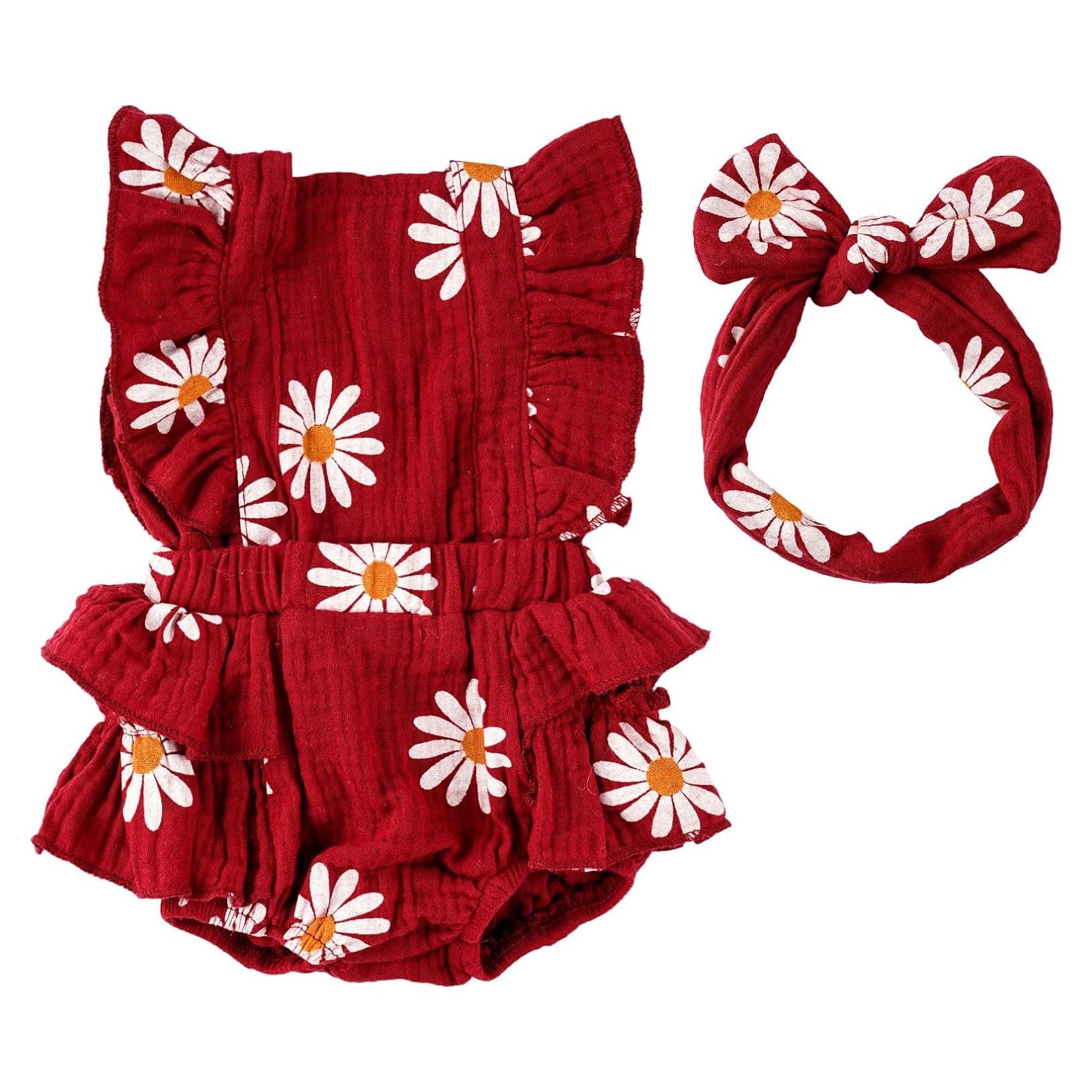 Conjunto de Ropa para Muñecas Reborn BABESIDE 2 Pcs Floral 43-56 cm