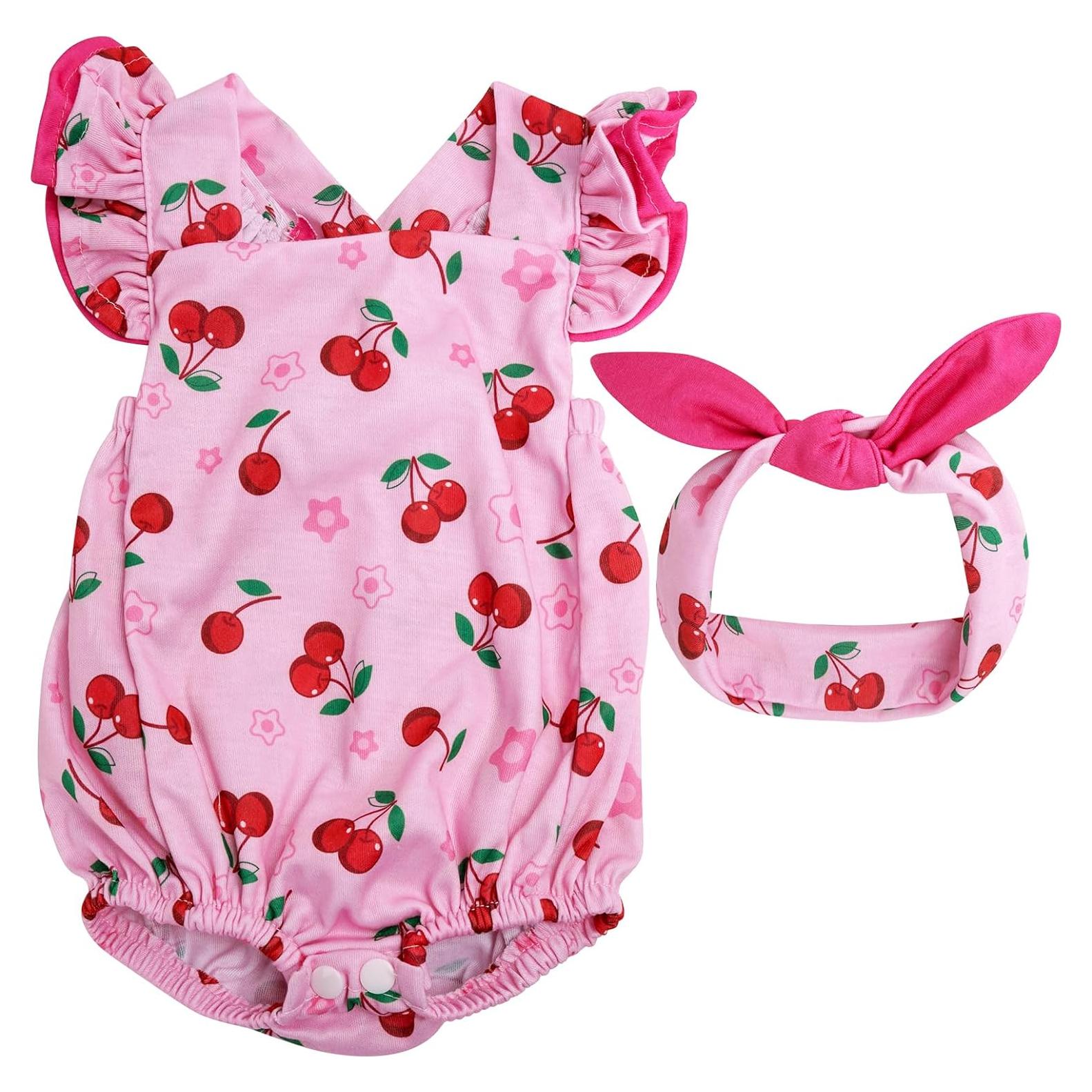 Ropa para Muñeca Reborn BABESIDE Cereza 17-22 Pulgadas