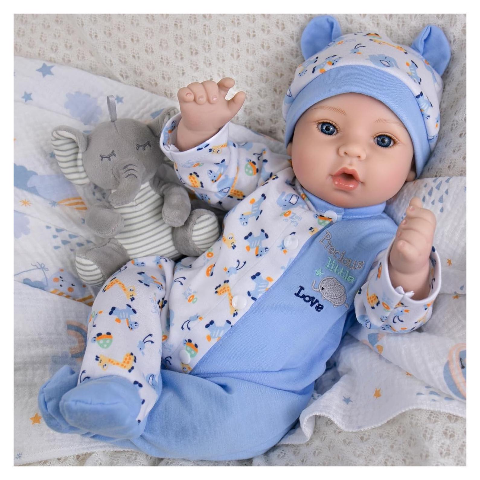 Muñeca de Bebé Renacida UOFTKIZ 46 cm Realista con Ropa