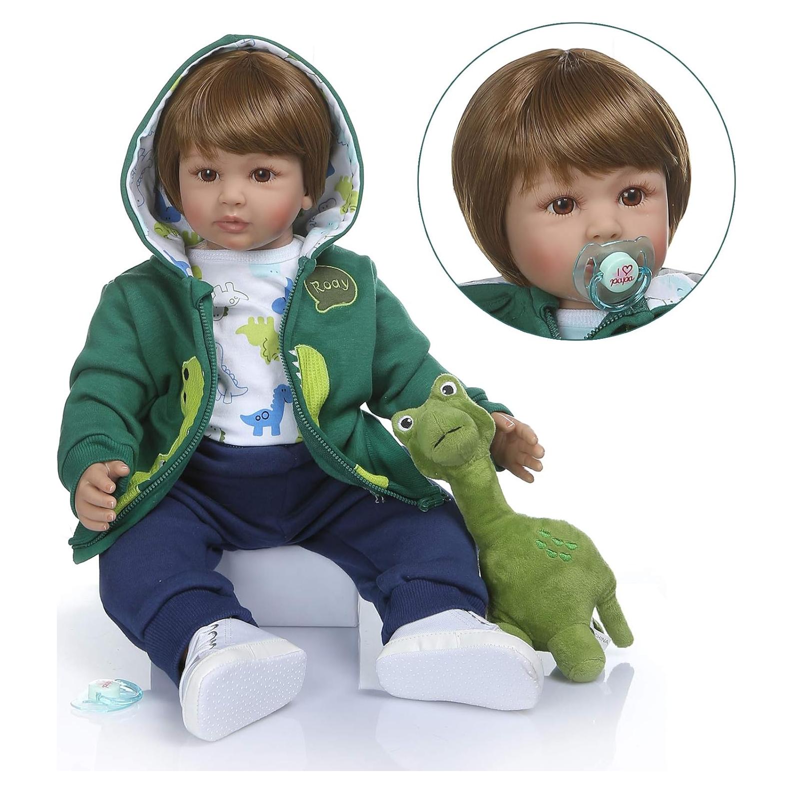 Muñeca Reborn iCradle 60cm Silicona Suave Hecha a Mano