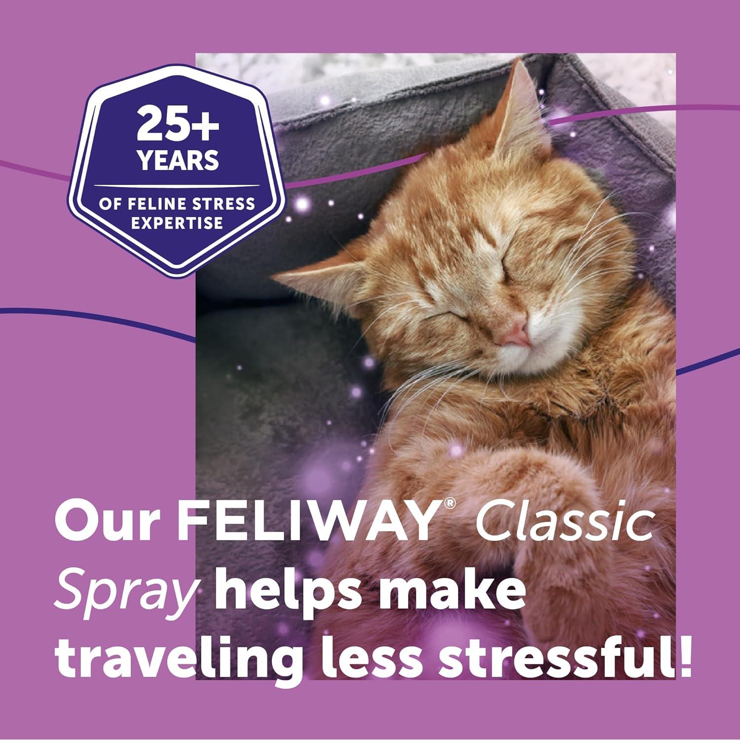 FELIWAY Classic Spray Calmante para Gatos 60ml - Reduce Estrés
