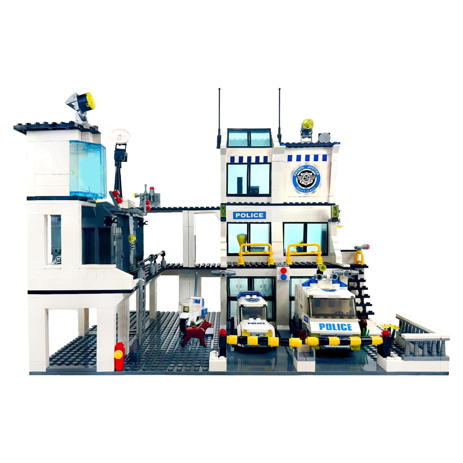 Juego de Bloques de Construcción Estación de Policía General Jim 38.3x25.5cm