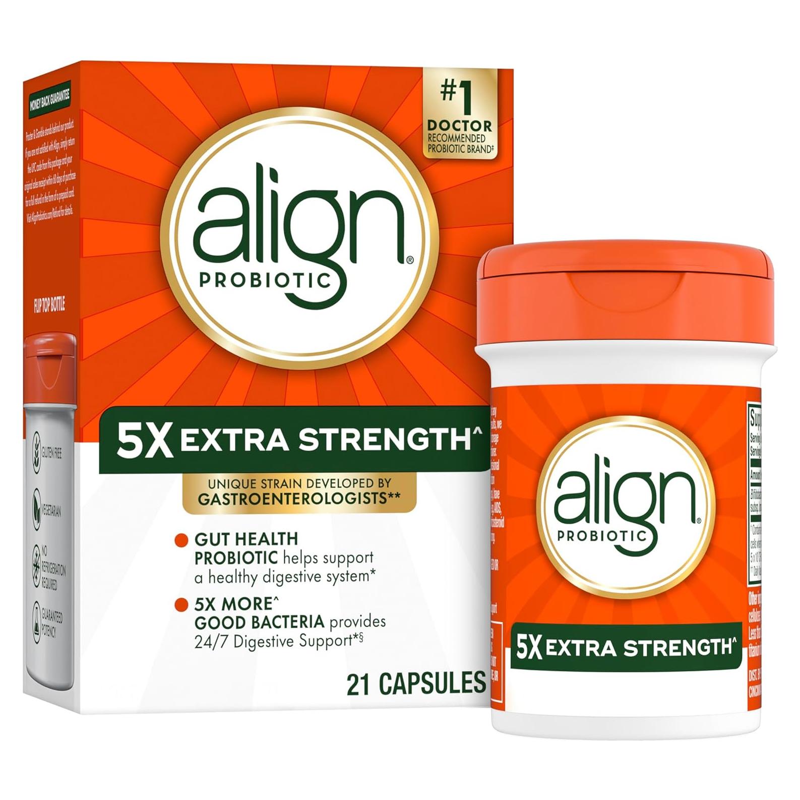 Align Probiotic Extra Strength 21 Cápsulas - Probioticos Digestivos