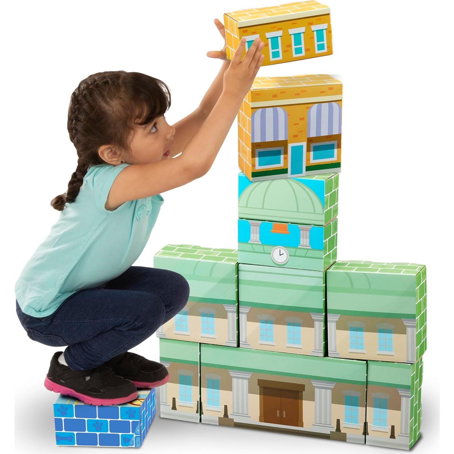 Bloques de Cartón Jumbo PAW Patrol Melissa & Doug 37 Piezas