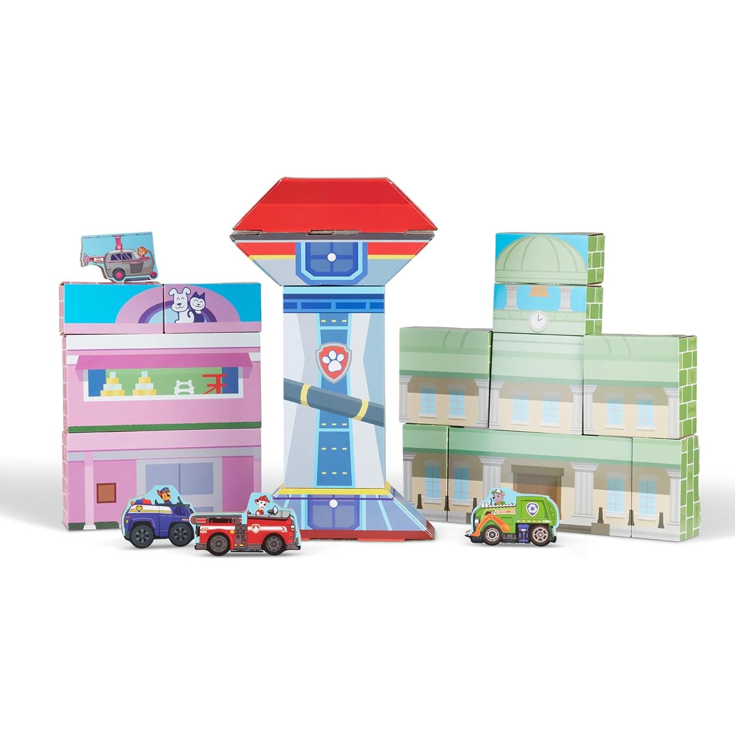 Bloques de Cartón Jumbo PAW Patrol Melissa & Doug 37 Piezas