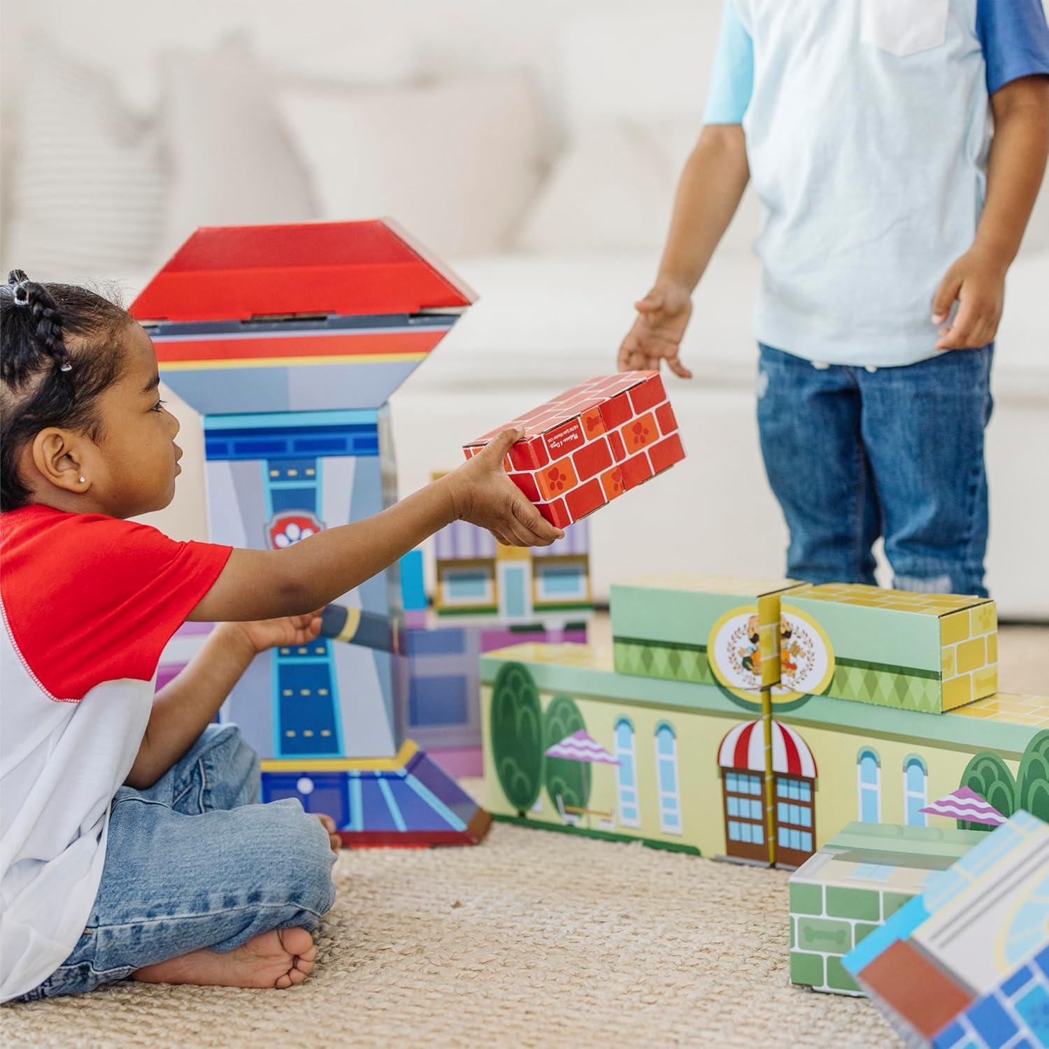 Bloques de Cartón Jumbo PAW Patrol Melissa & Doug 37 Piezas