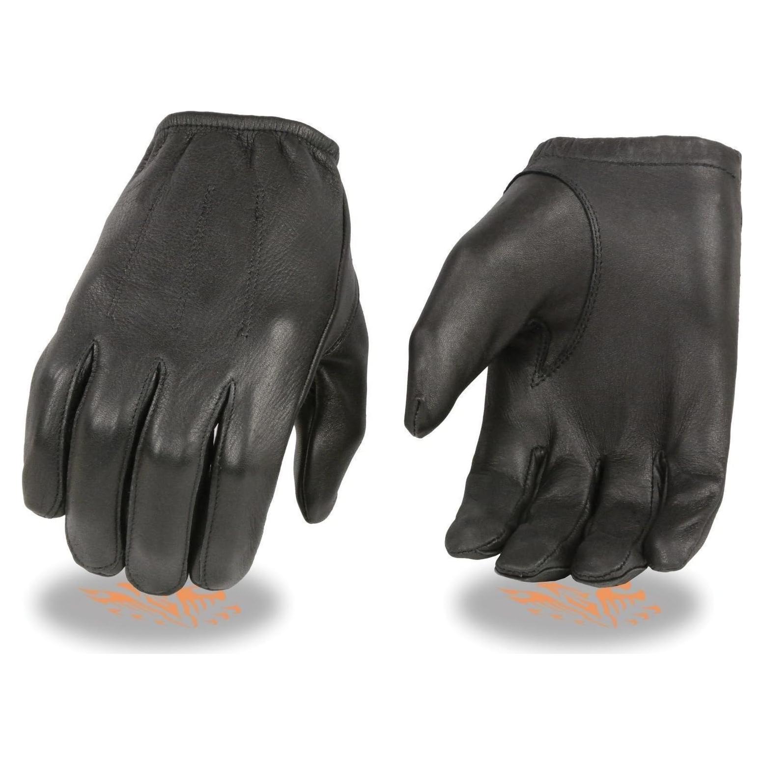 Guantes de Conducción Milwaukee Leather SH887 Piel Hombre Negro