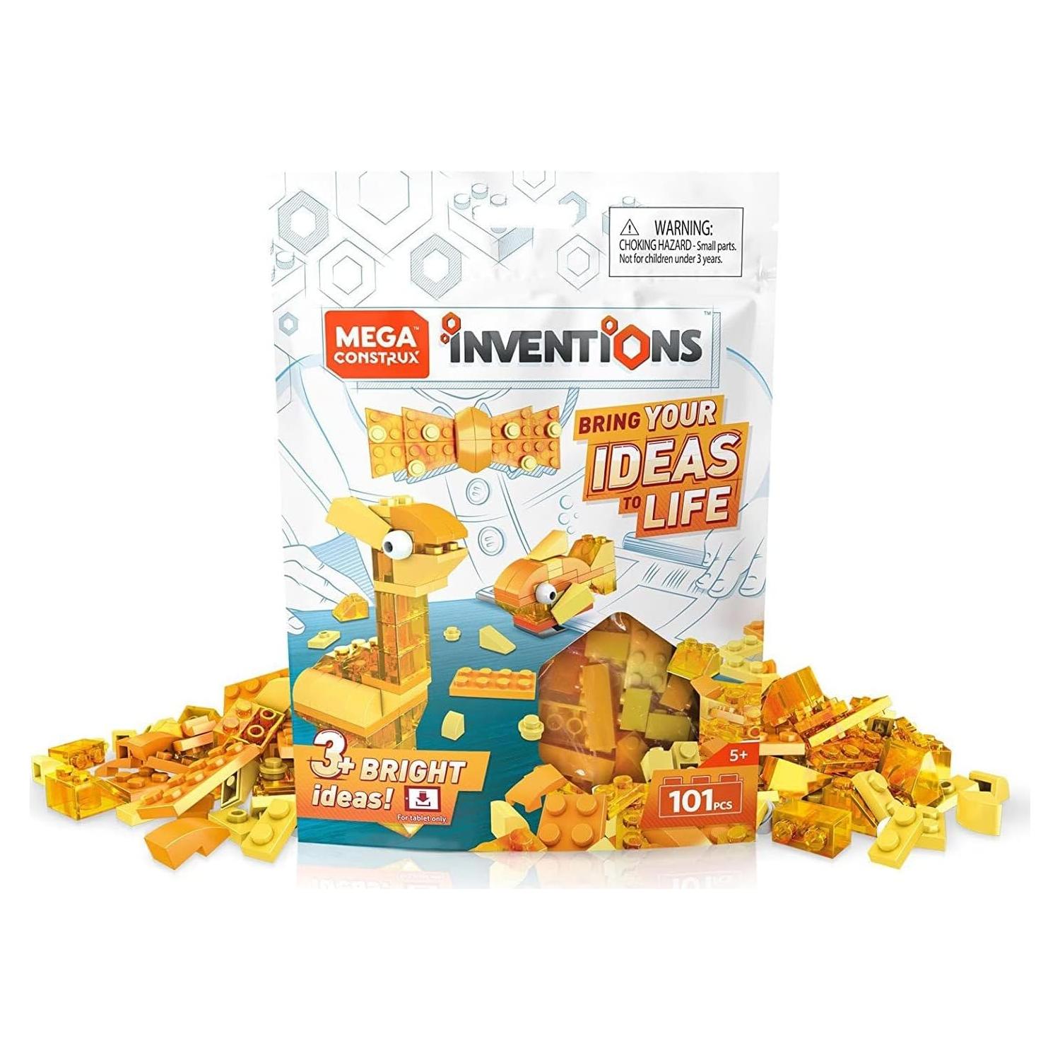 Set de Construcción Mega Construx FWP22 100 Ladrillos Amarillos