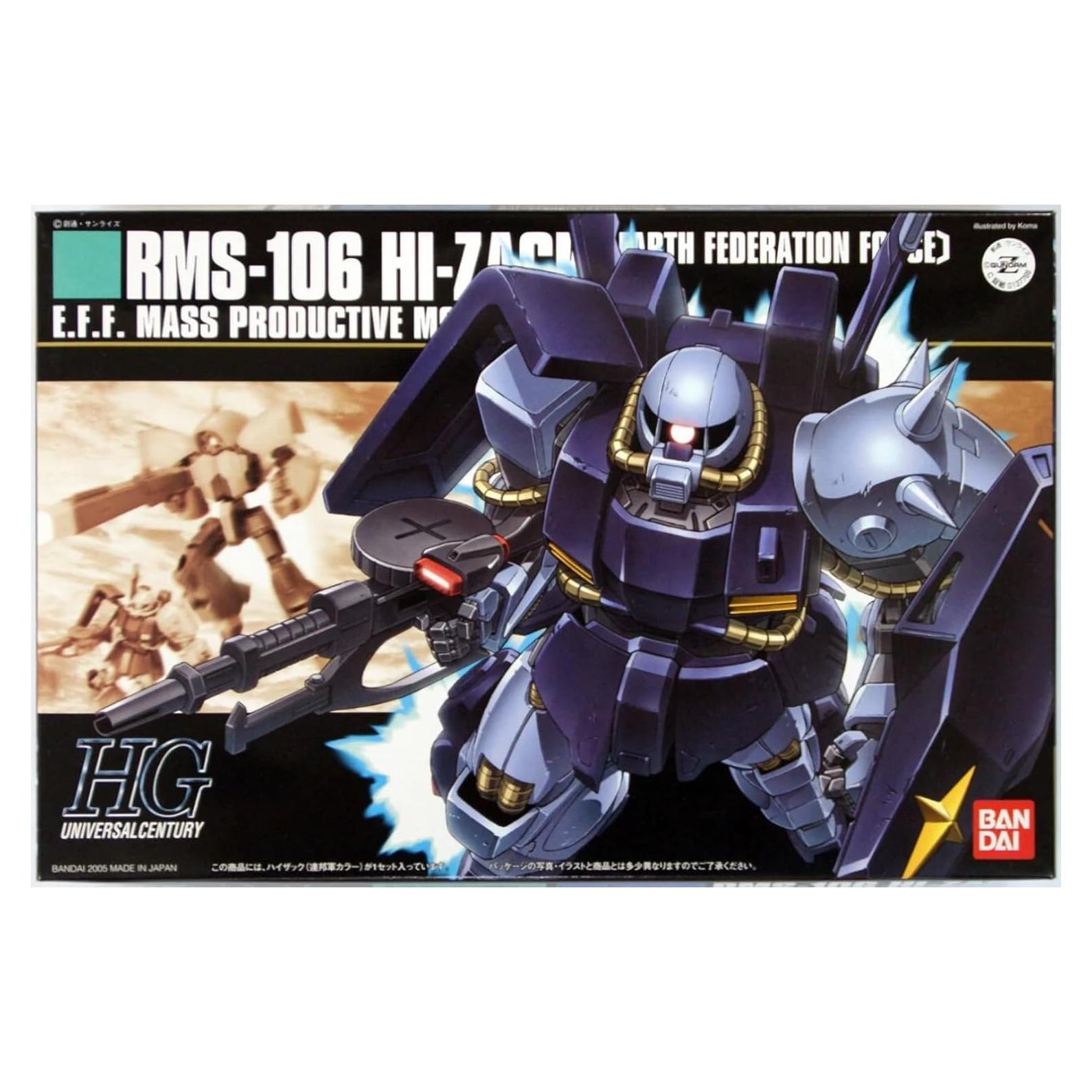 Kit de Modelo Bandai Hobby Z Gundam HI-Zack EFSF 1/144