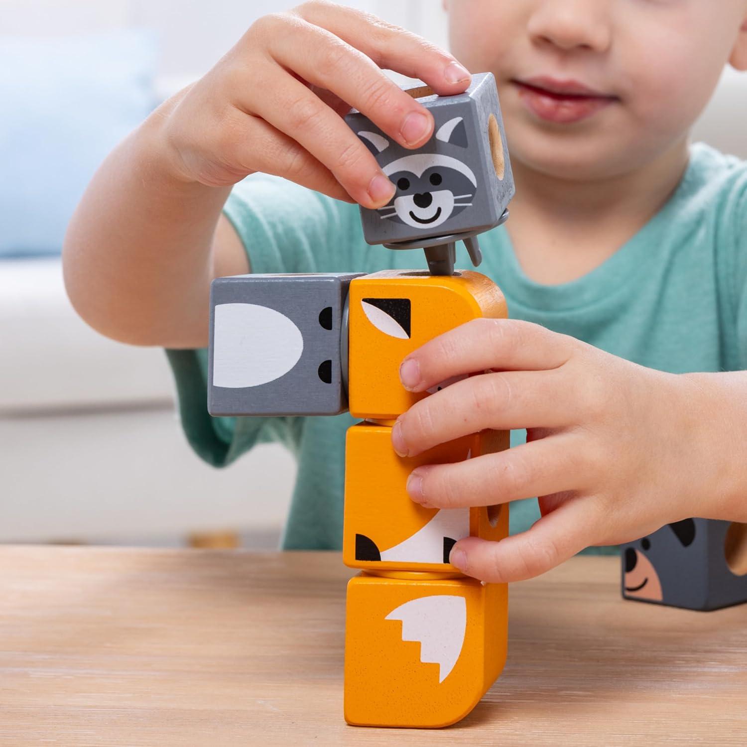 Bloques de Madera Conectables Melissa & Doug 2-Pack Infantil