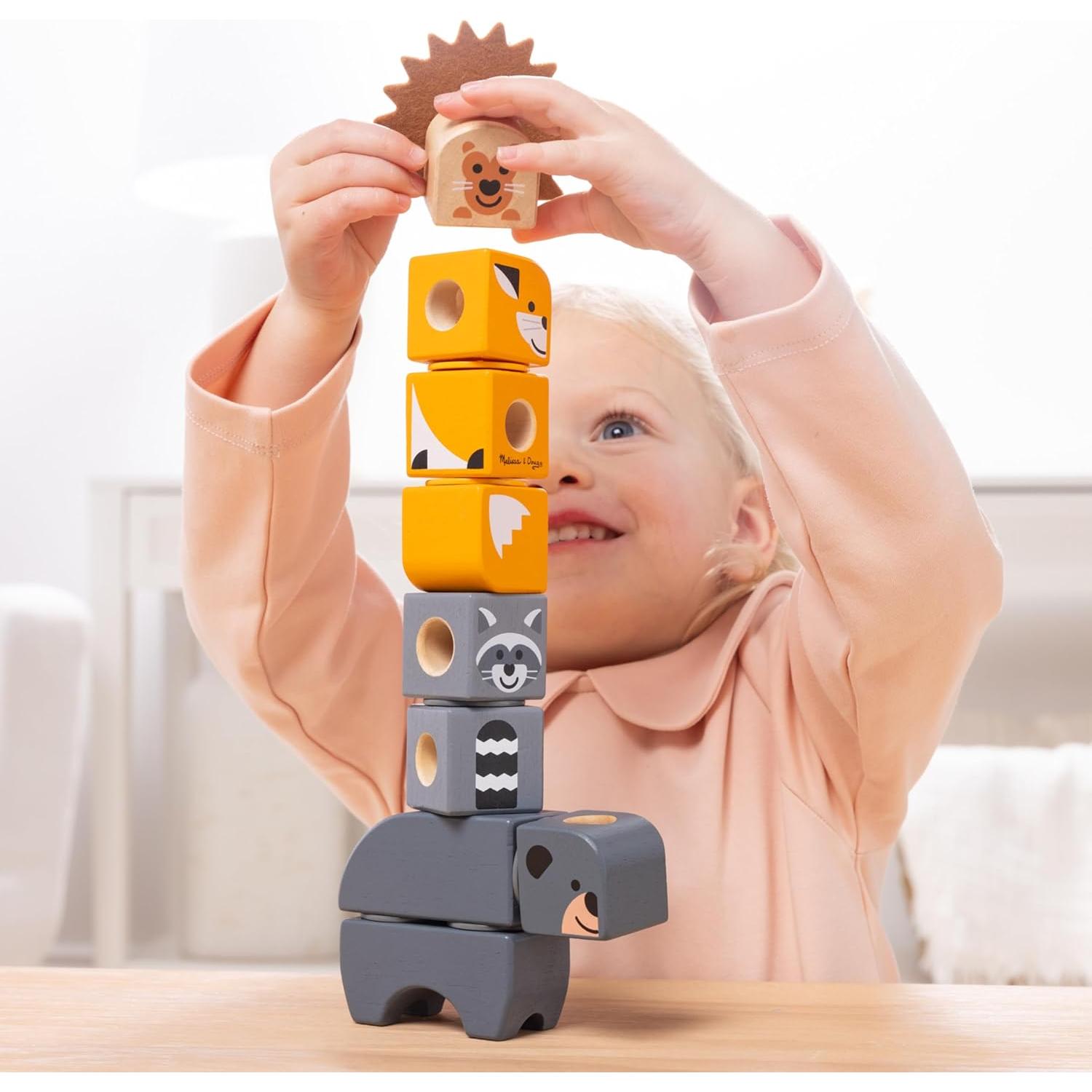 Bloques de Madera Conectables Melissa & Doug 2-Pack Infantil