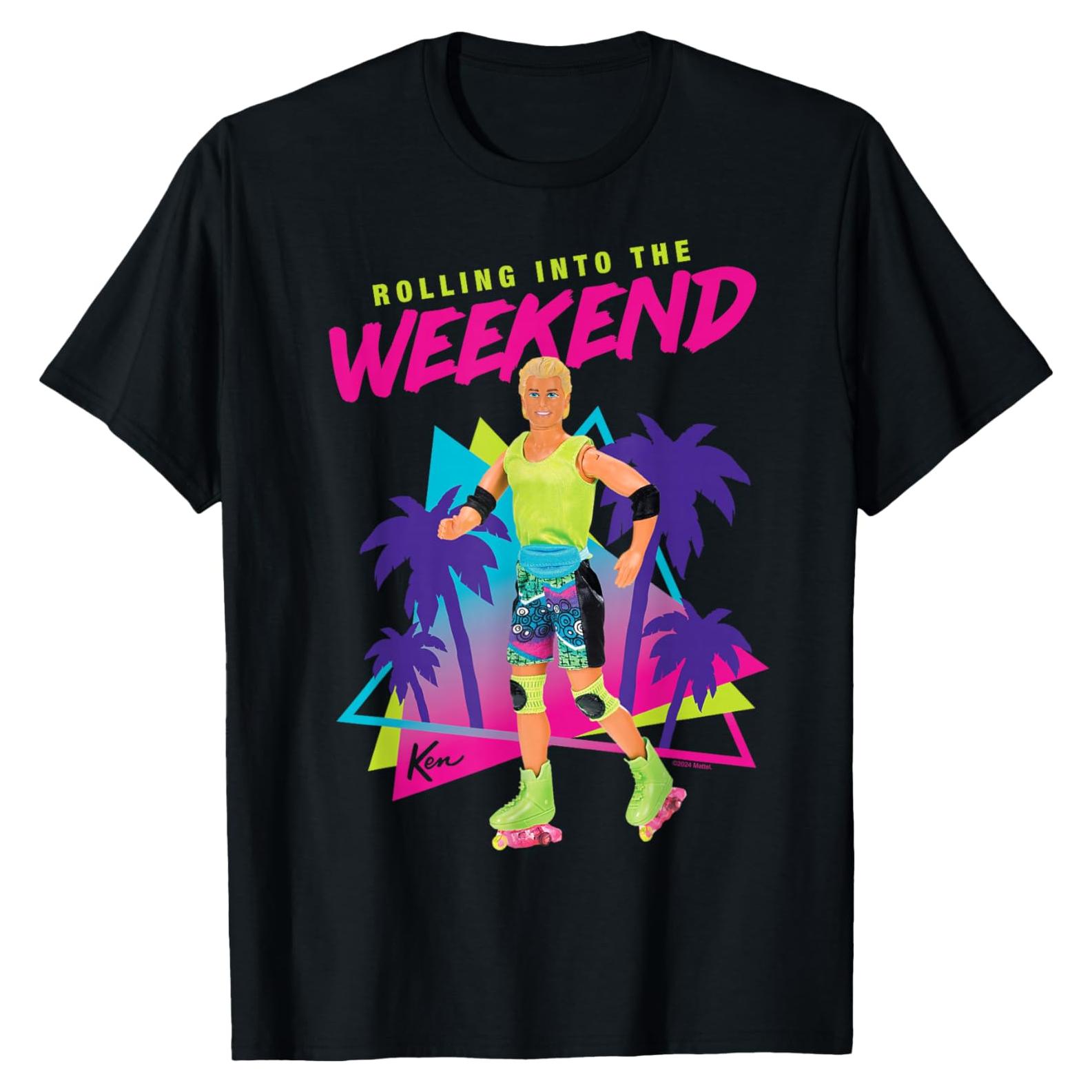 Camiseta Retro Ken Deslizándose en Patines Barbie - Hombres