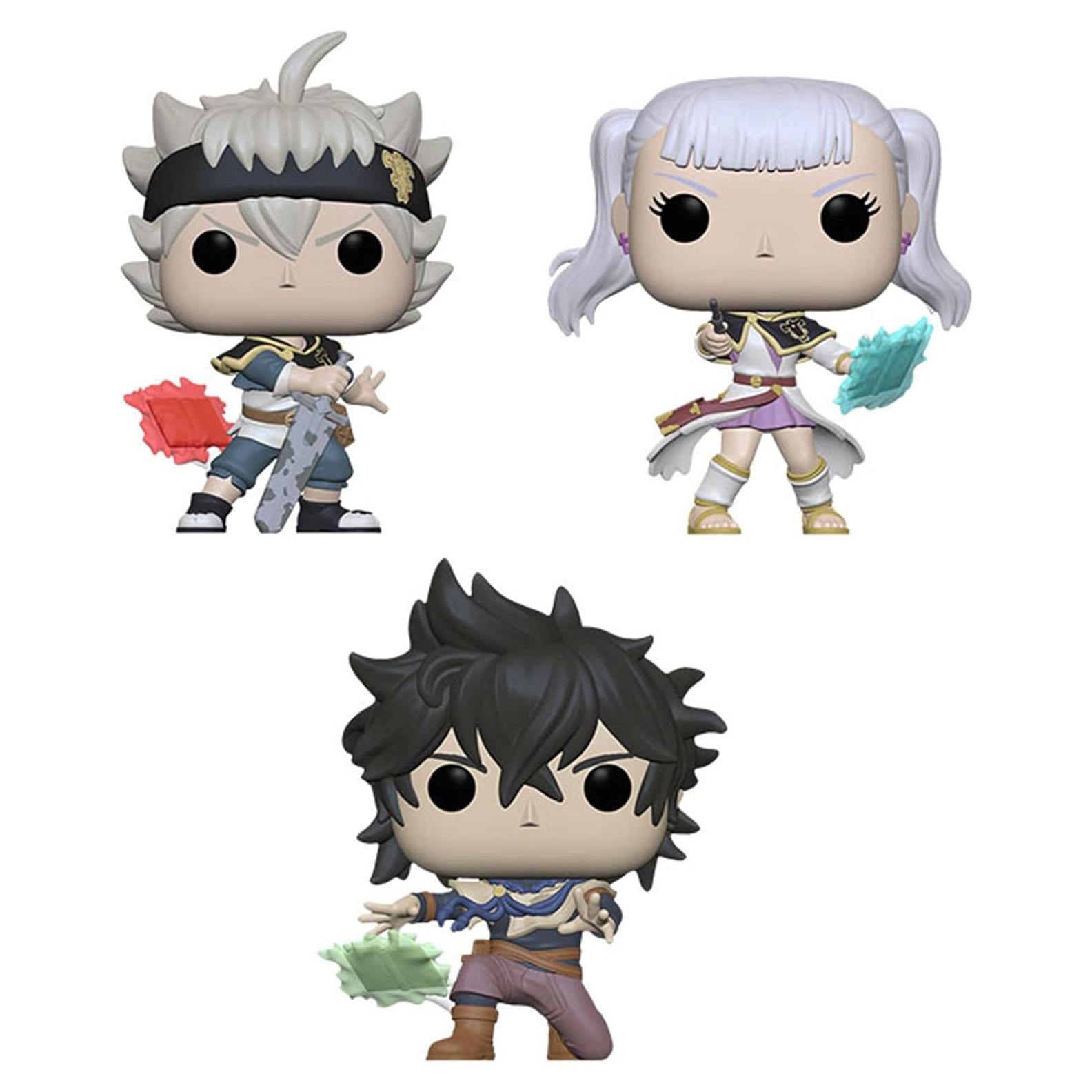 Funko Pop! Black Clover Set 3 Asta Noelle Yuno