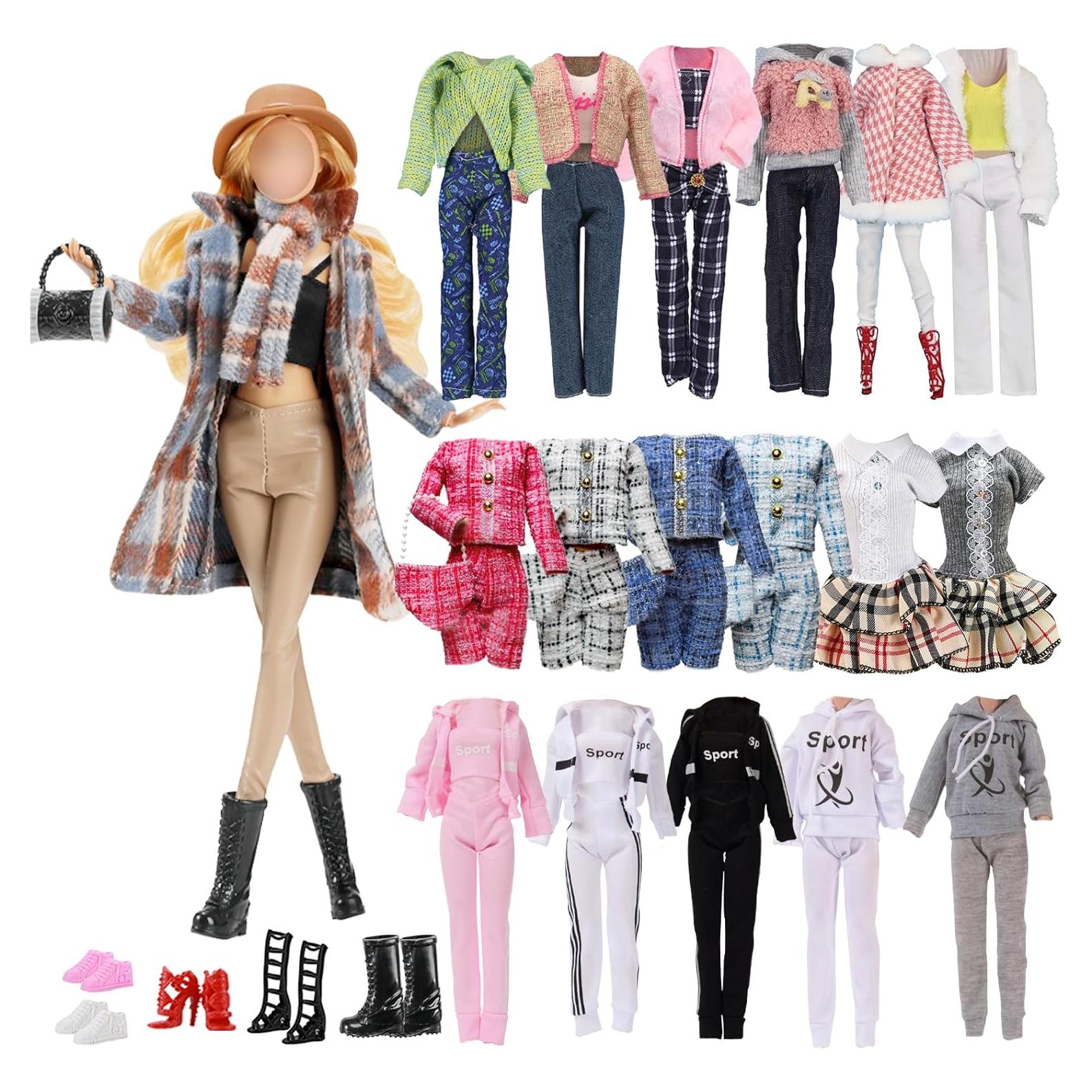 14 Piezas Ropa de Muñeca 30 cm Carreuty - Variados Estilos