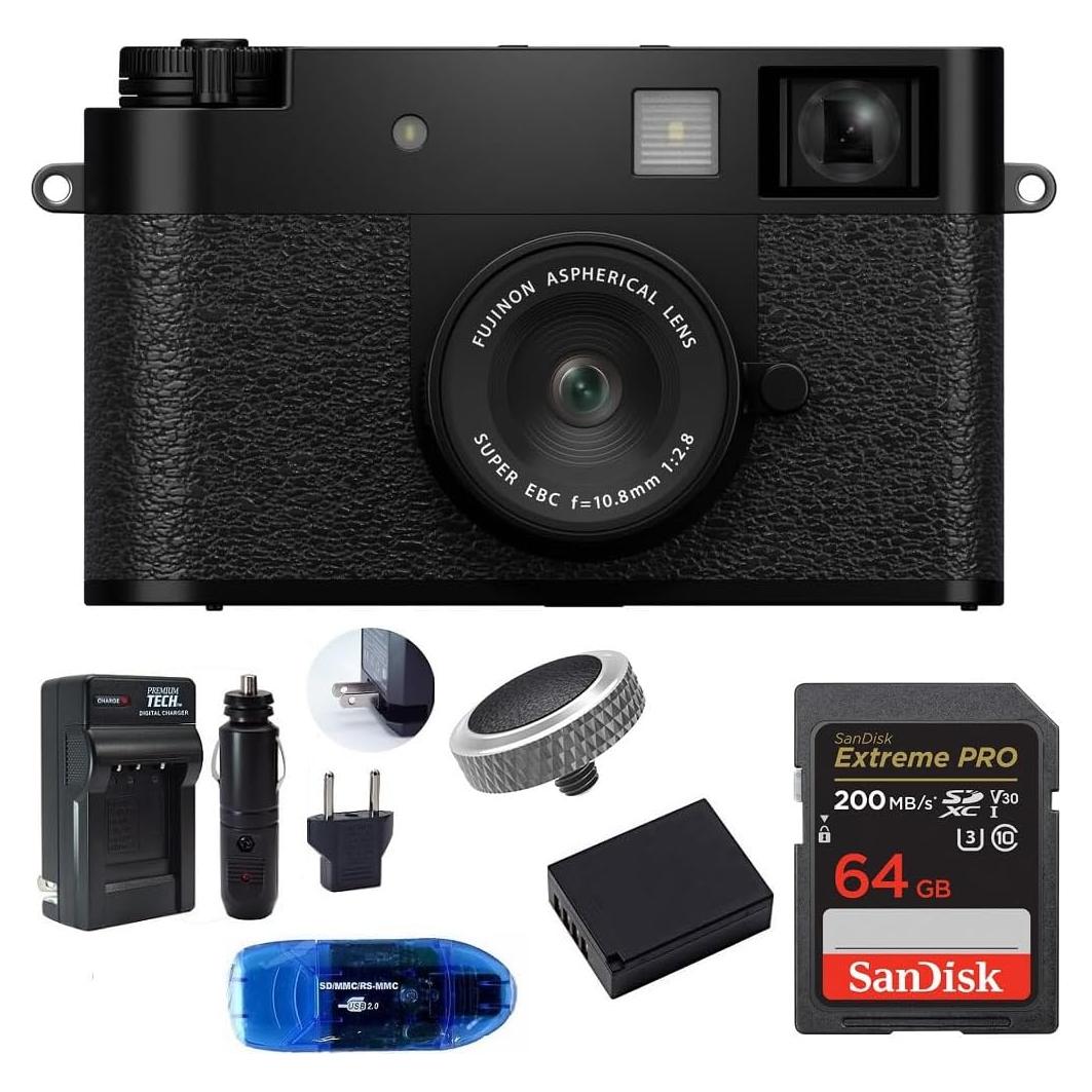 Cámara Digital FUJIFILM X half + Tarjeta 64GB + Accesorios