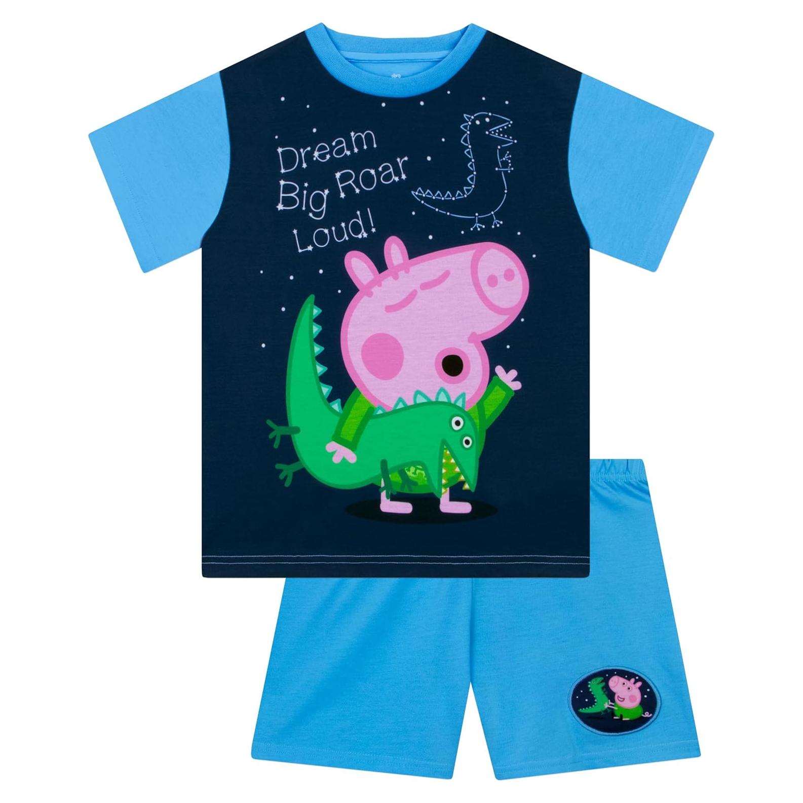 Pijamas de Peppa Pig para Niños - Manga Corta y Cortos