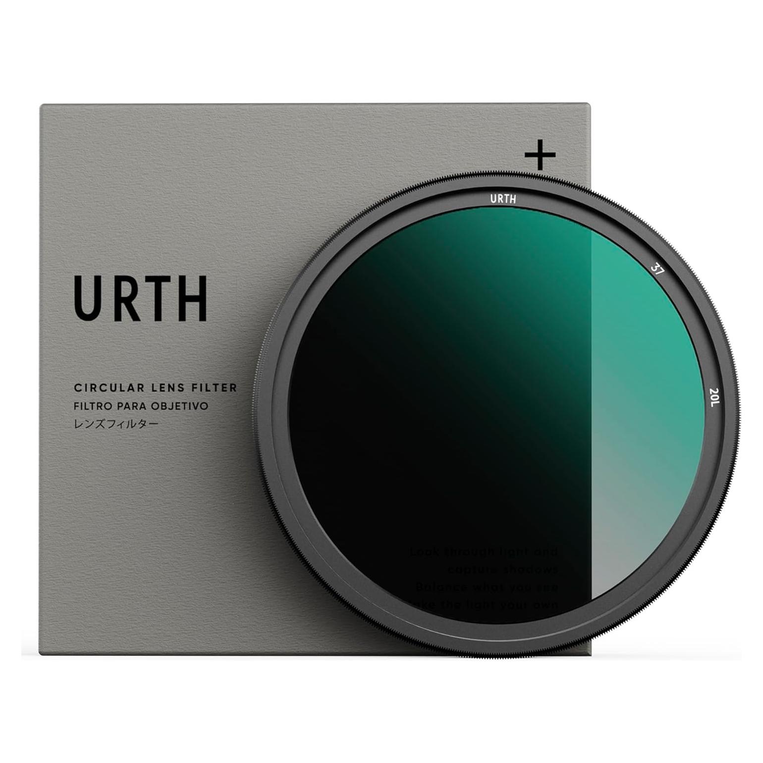 Filtro ND variable Urth Plus+ 37mm ND2-32 ultra delgado