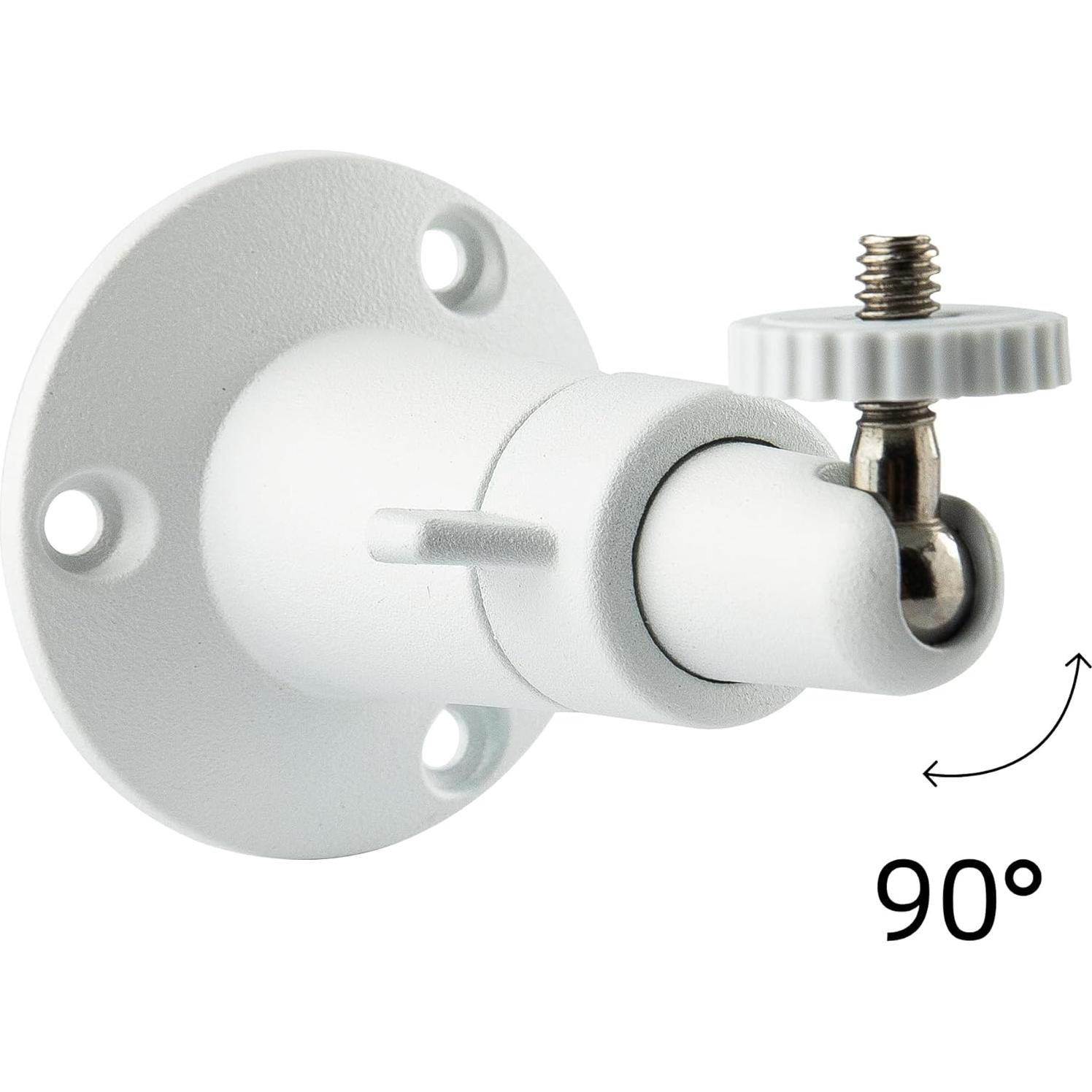 Soporte de Pared para Cámara de Seguridad NVRTTRR Blanco 2 Pzas