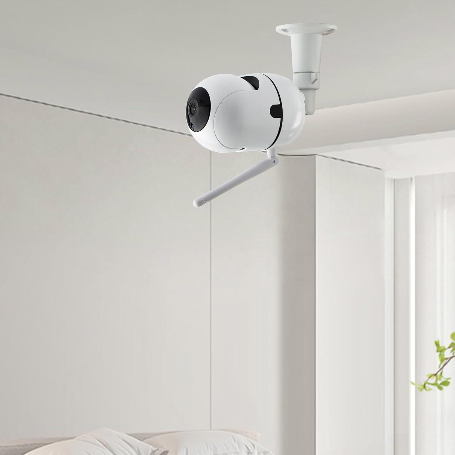 Soporte de Pared para Cámara de Seguridad NVRTTRR Blanco 2 Pzas