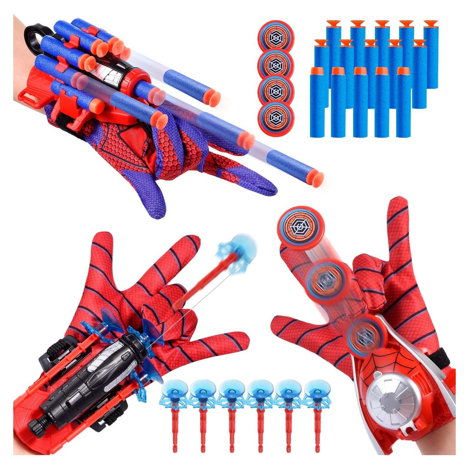 3 Juegos Lanzadores de Telaraña LITTCO para Niños 15x7.6 cm