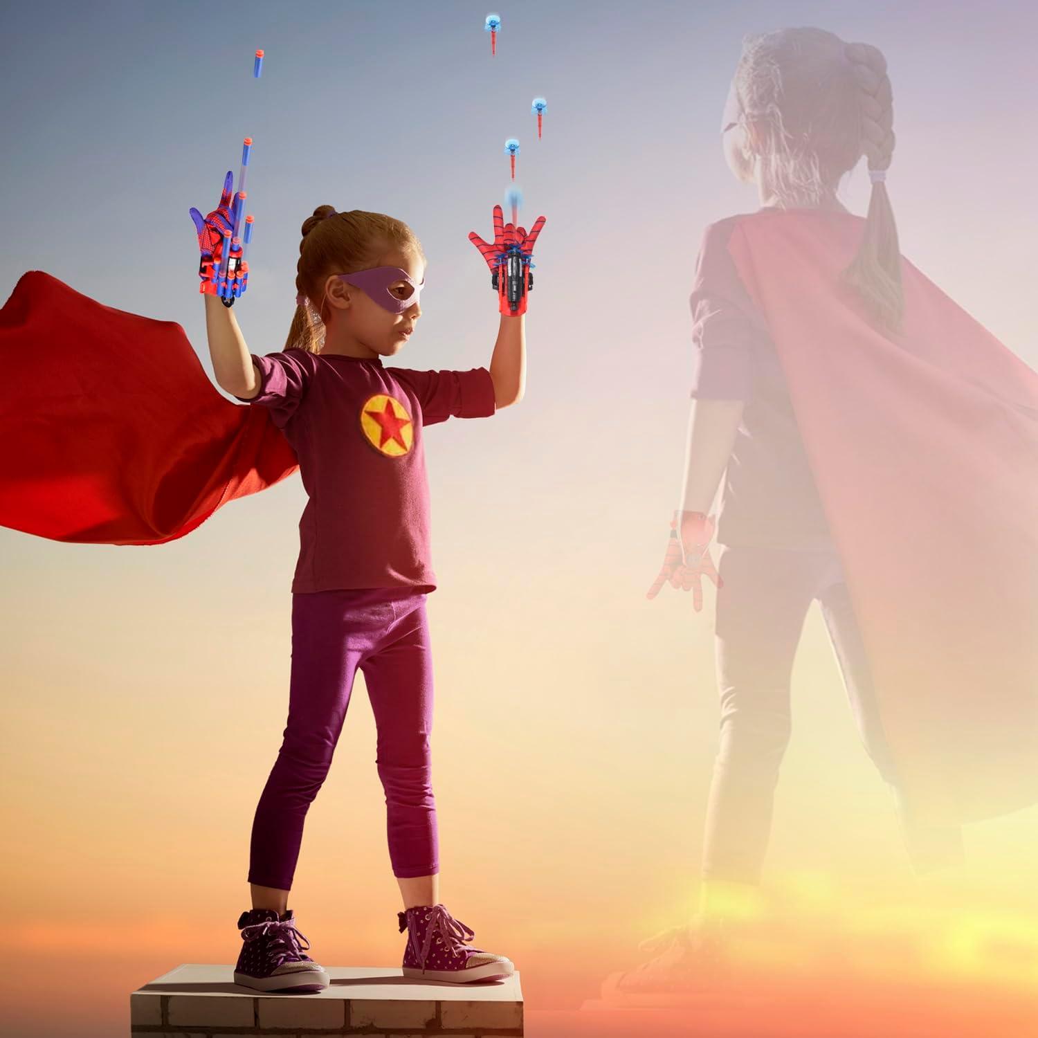 3 Juegos Lanzadores de Telaraña LITTCO para Niños 15x7.6 cm