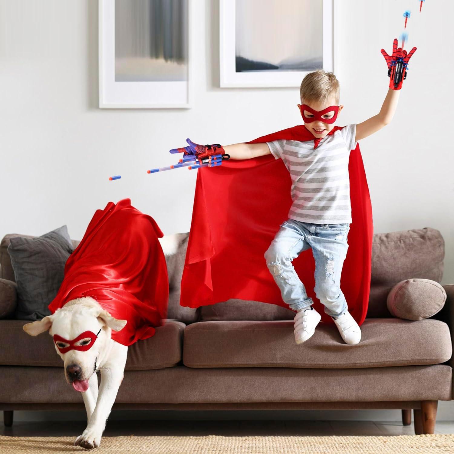 3 Juegos Lanzadores de Telaraña LITTCO para Niños 15x7.6 cm