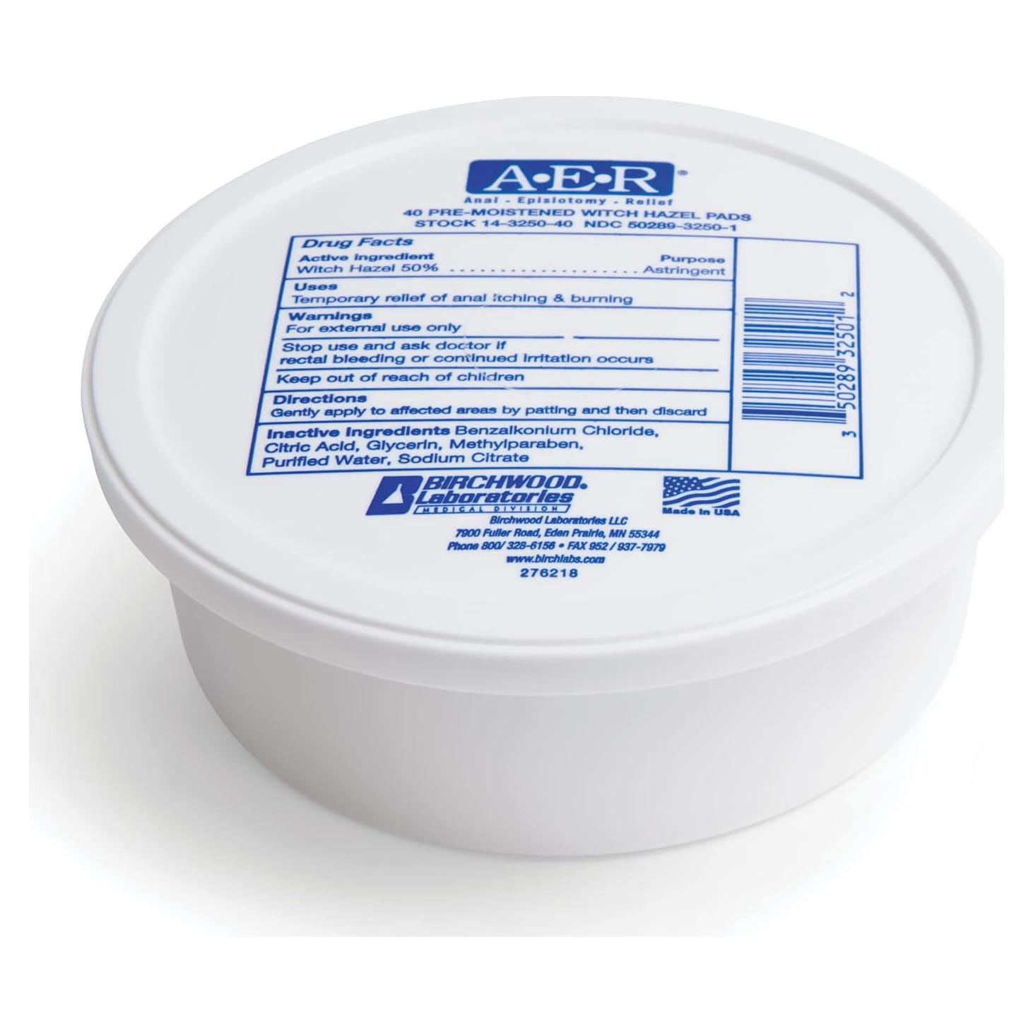 Paños Medicados de Hamamelis Birchwood - Paquete de 2