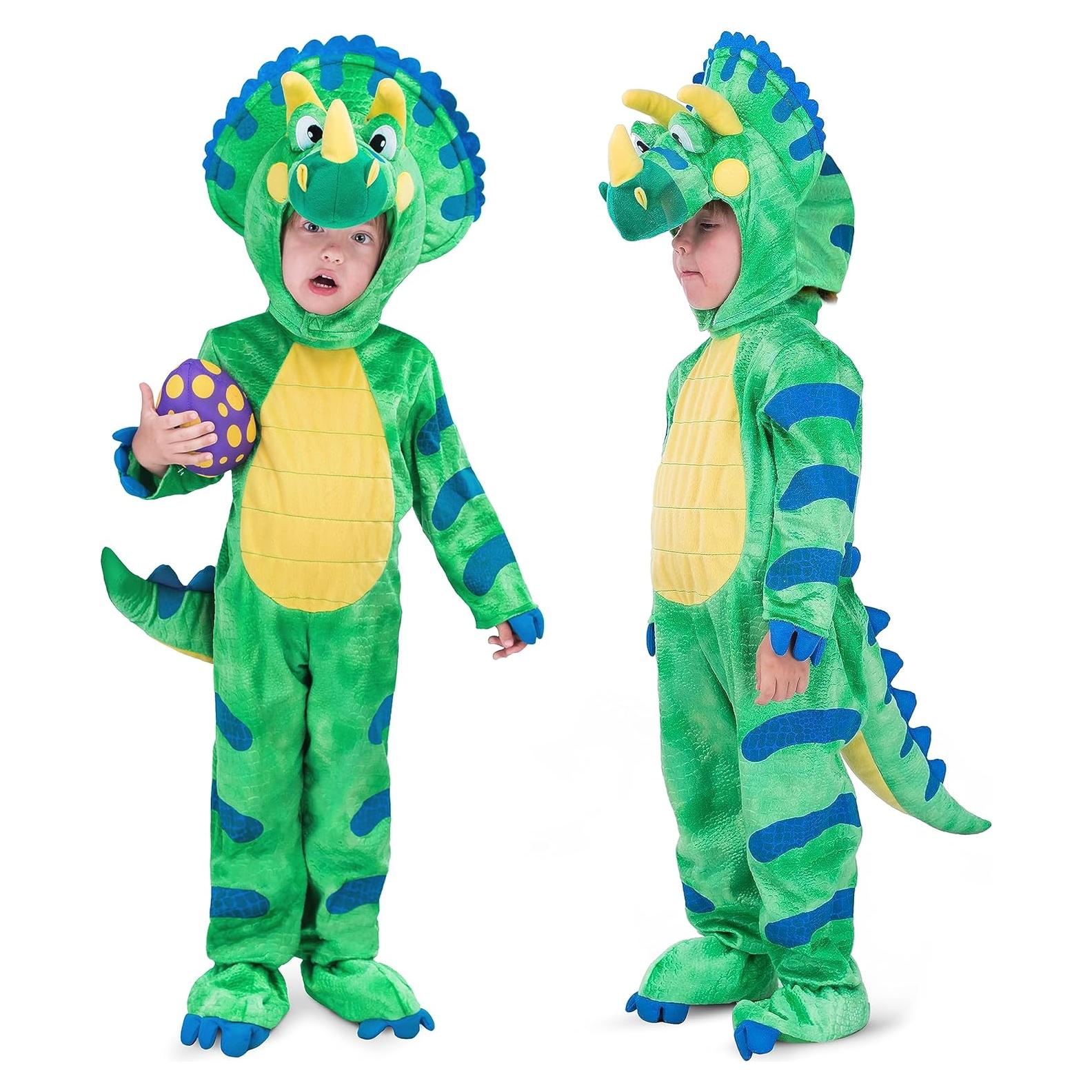 Disfraz de Dinosaurio Triceratops Spooktacular para Niños