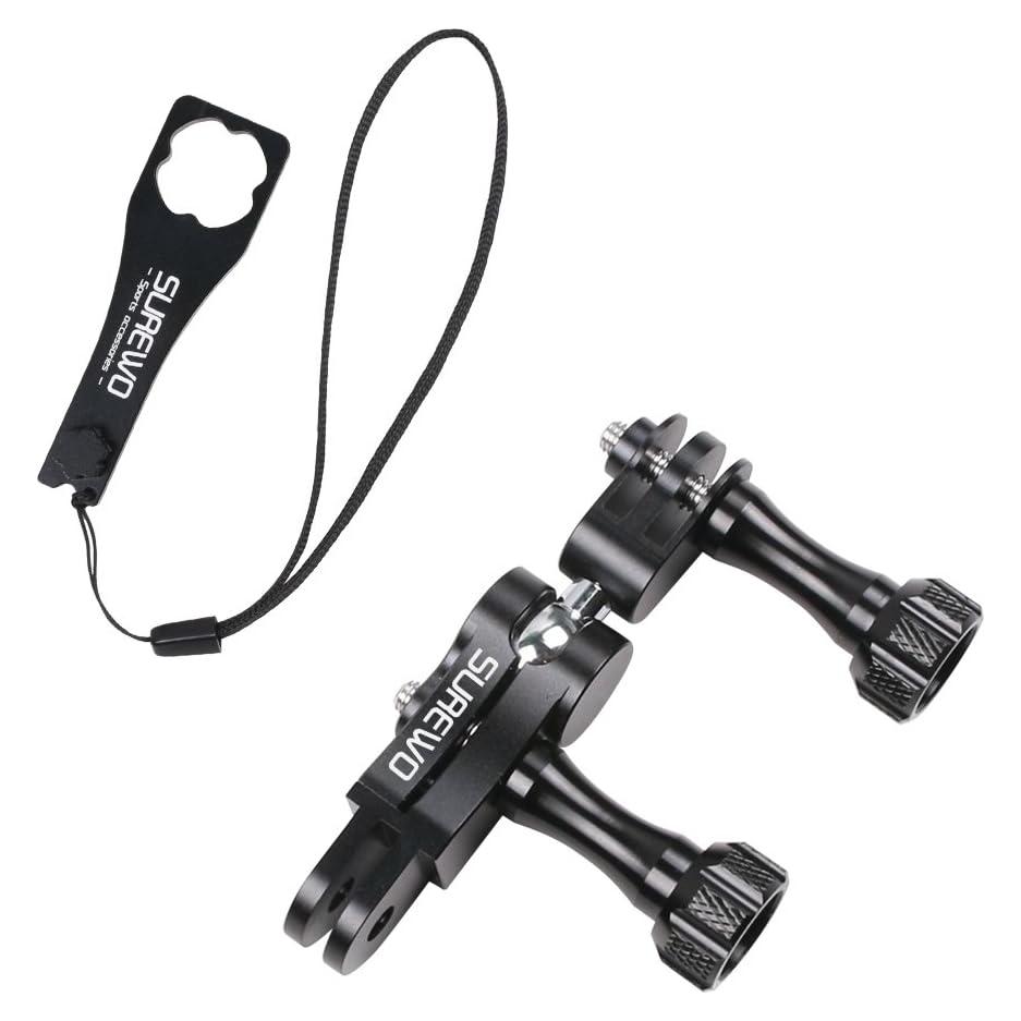 Soporte de Brazo Extensible SUREWO para Cámaras de Acción Negro