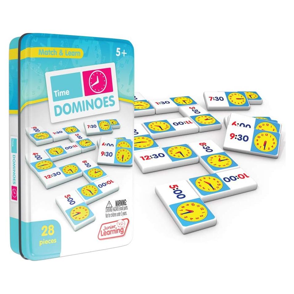 Dominó de Tiempo Junior Learning JL486 - 28 Piezas