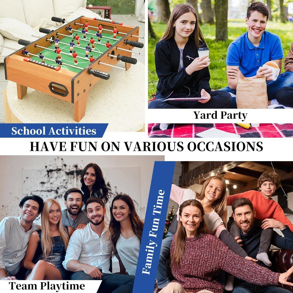 Mesa de Futbolín TALLO 27" Madera para Niños y Adultos