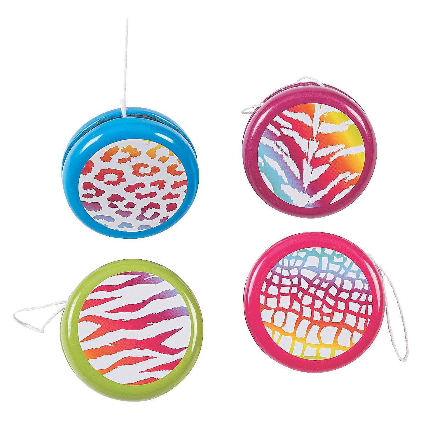 Yoyos de Animales Fun Express - 12 Piezas para Niños