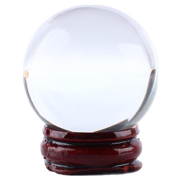Esfera de Cuarzo Cristal Claro plplaaoo 40mm Decorativa