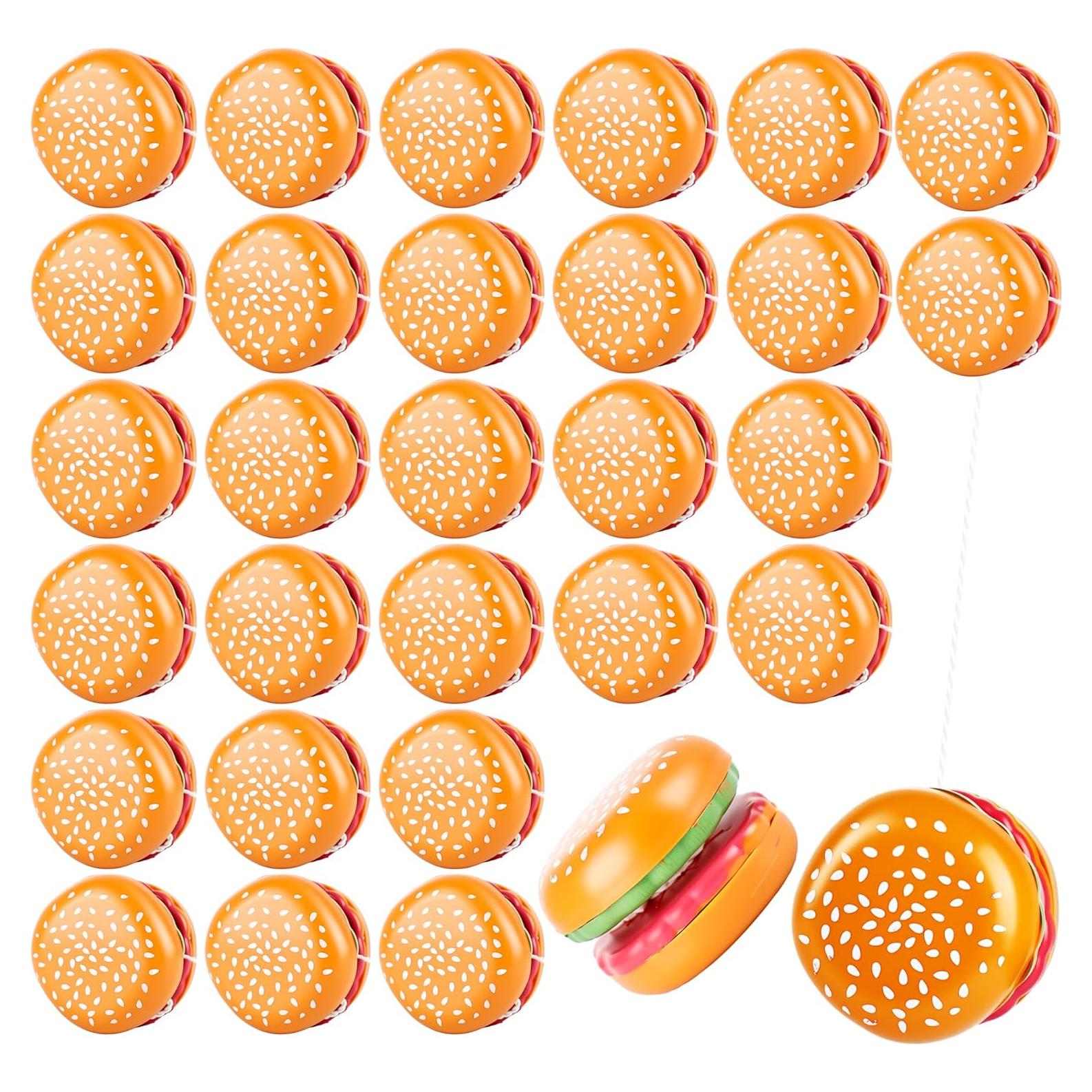 Paquete de 30 Yo-Yos de Plástico Hamburguesa Drayear