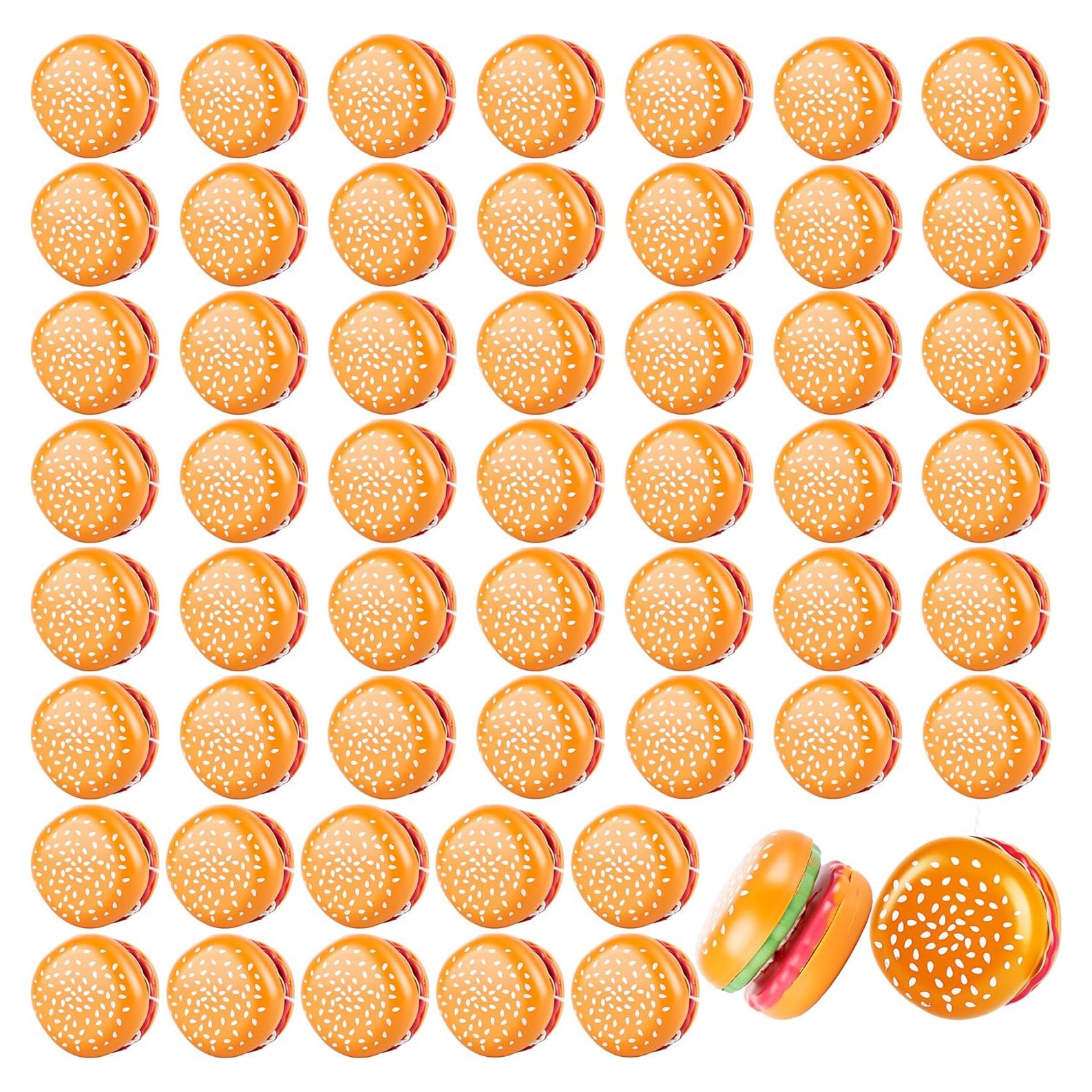 54 Yo-Yos Hamburguesa Drayear para Cumpleaños y Premios